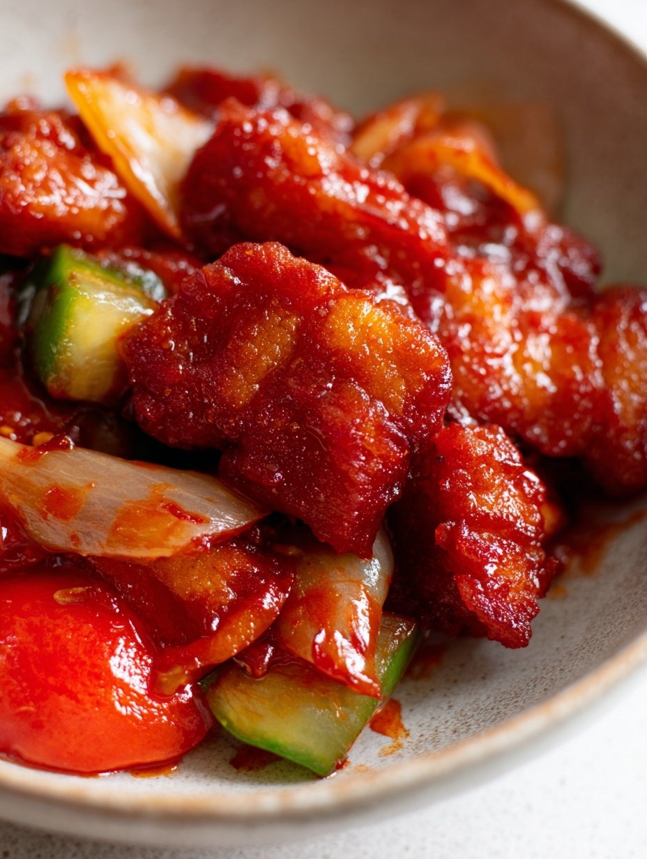 SWEET & SOUR PORK BELLY #recipe finished