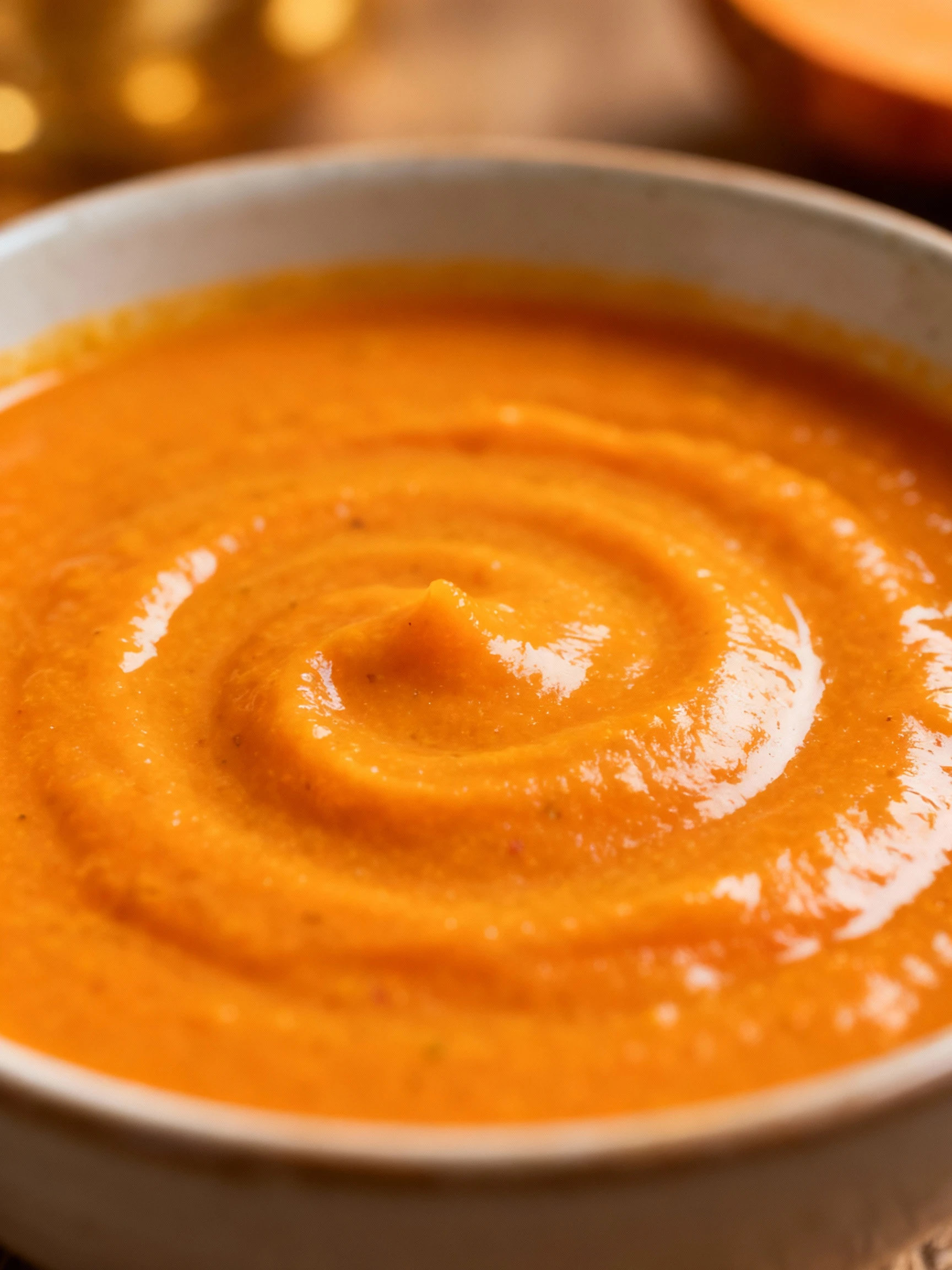 Sweet Potato Soup finished