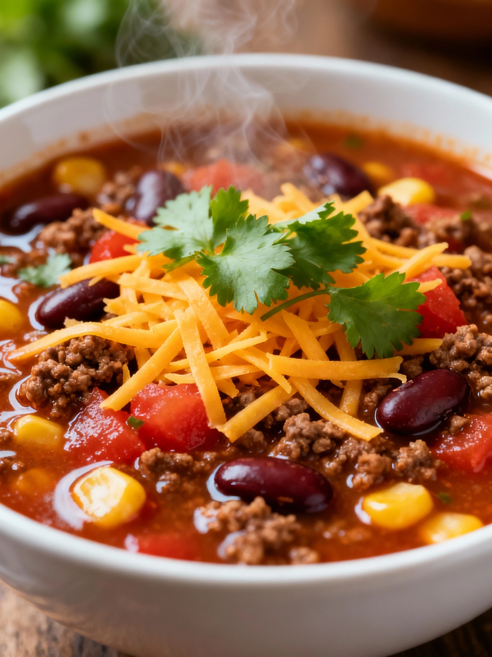 Taco Soup finished