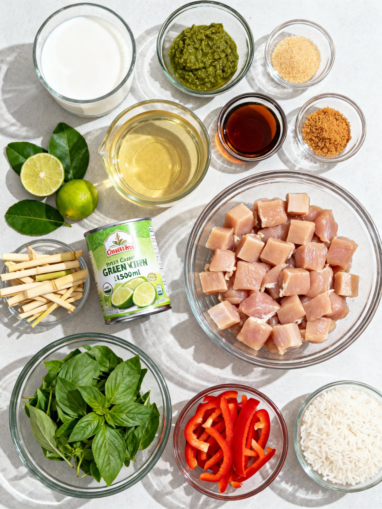 Thai Green Curry Chicken ingredients