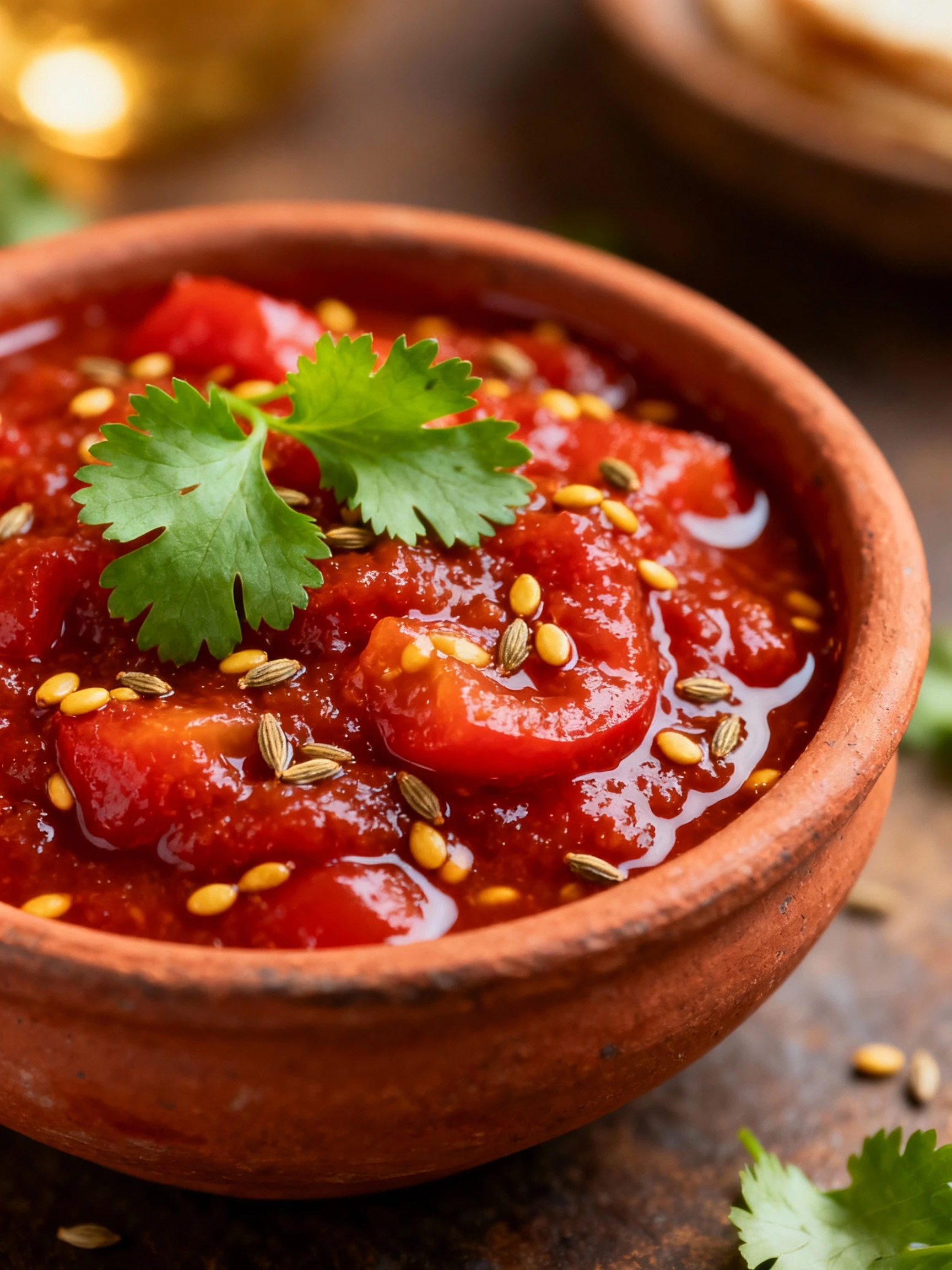 Tomato Chutney #asmr #food #recipe #cooking #shorts finished
