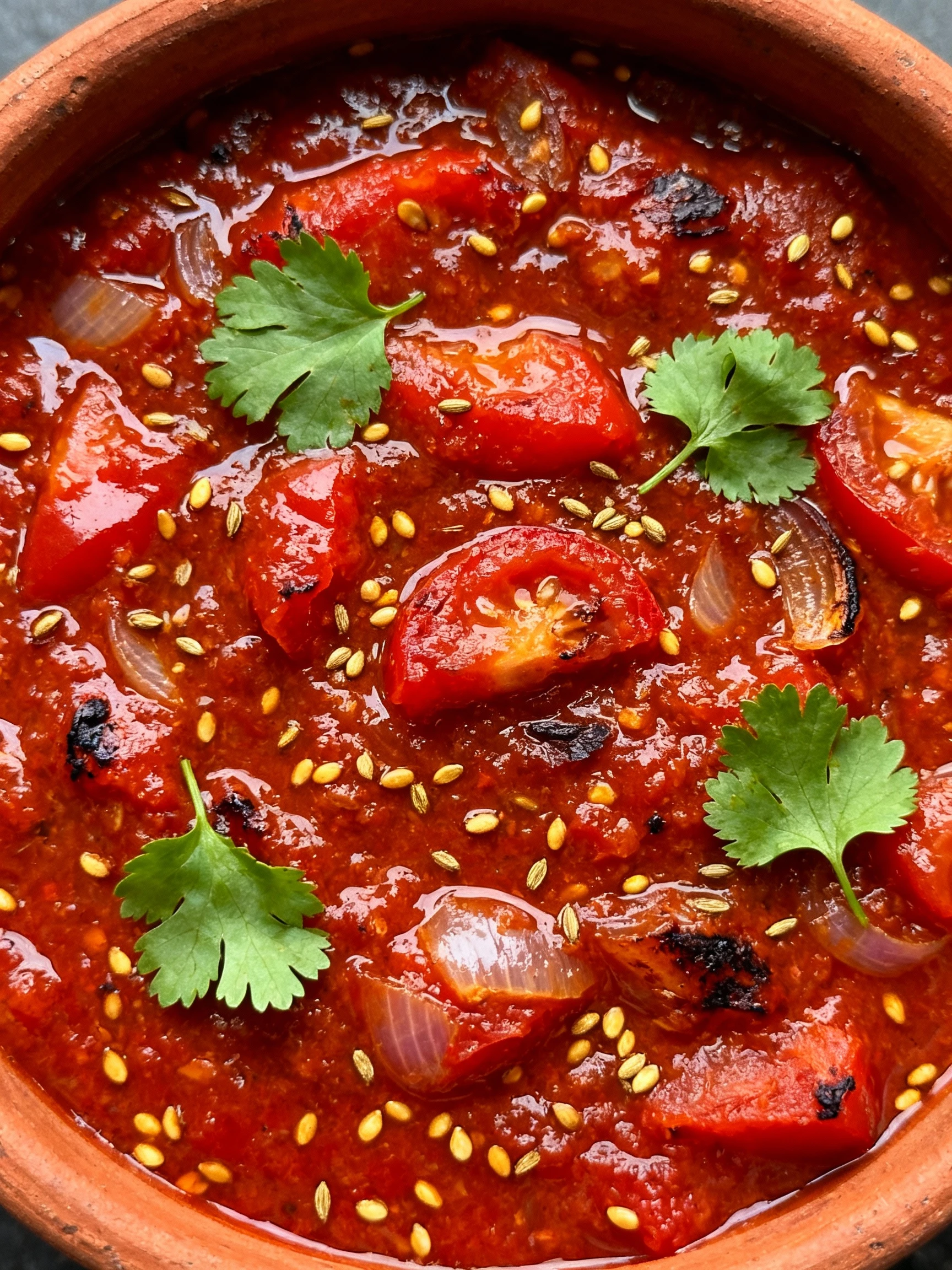 Tomato Chutney #asmr #food #recipe #cooking #shorts finished