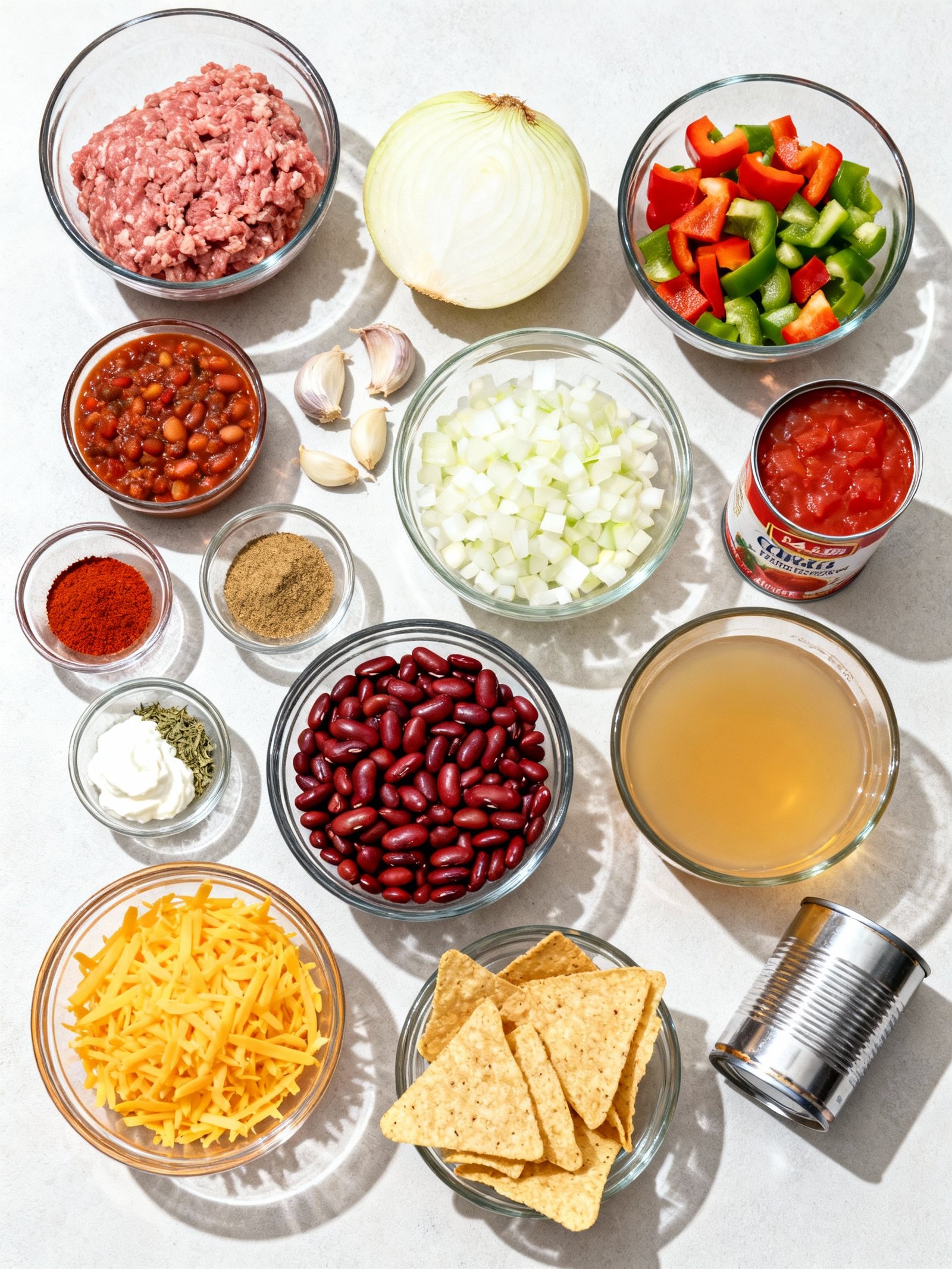 Turkey Chili ingredients