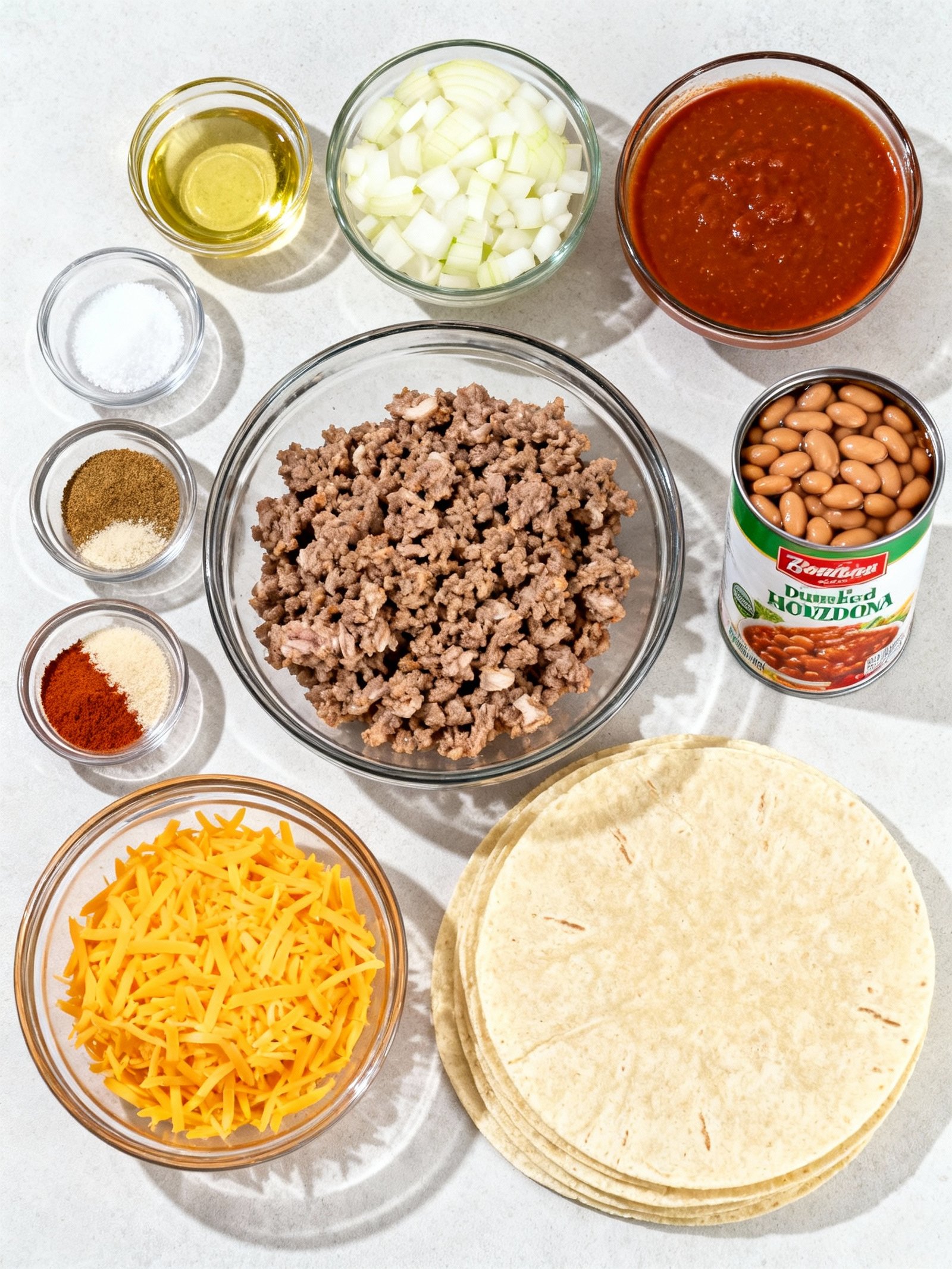 Turkey Enchiladas ingredients