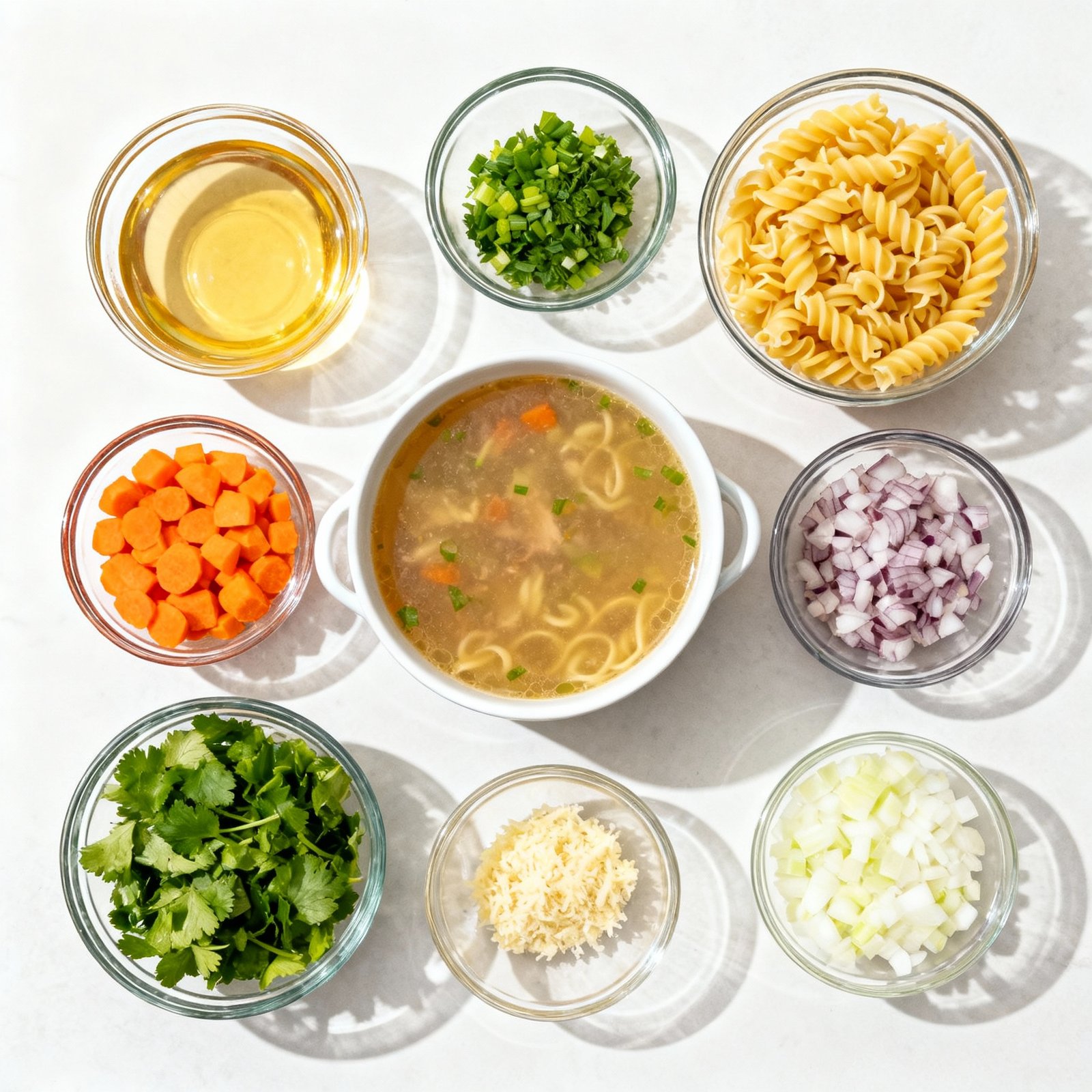 Turkey Noodle Soup ingredients