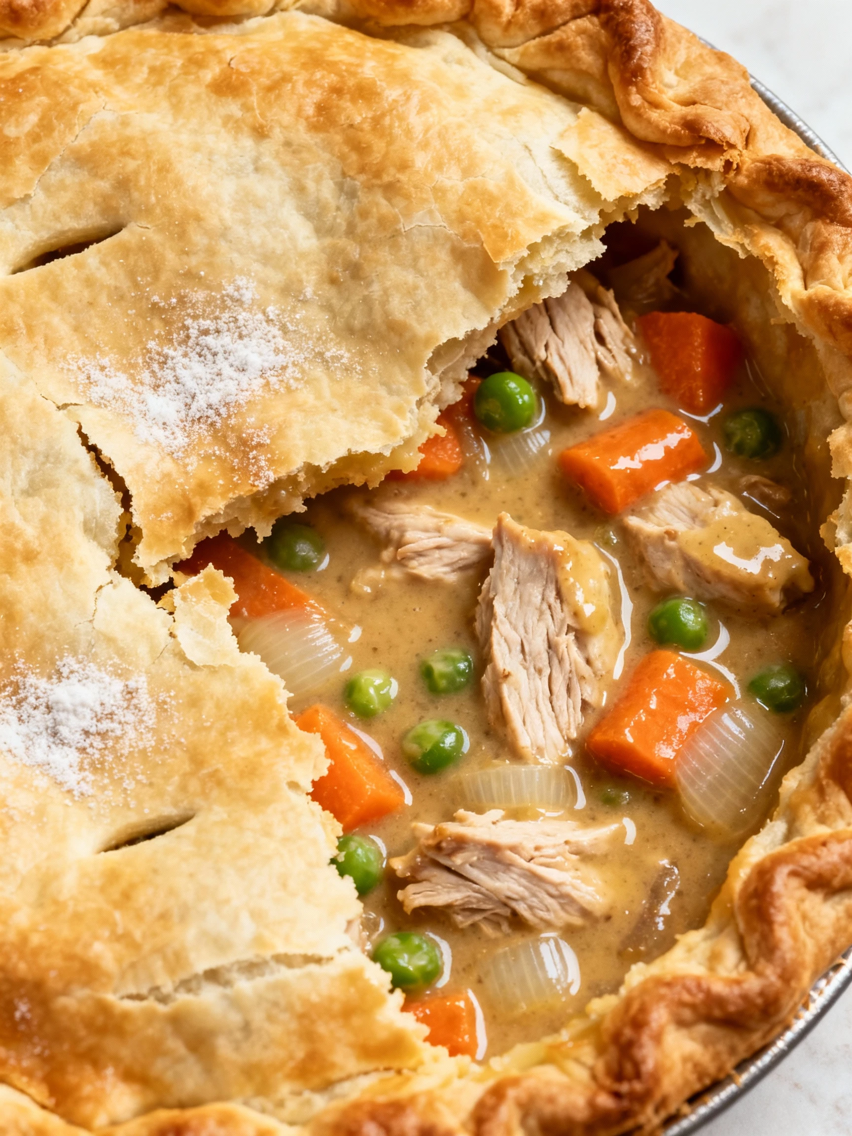 Turkey Pot Pie finished
