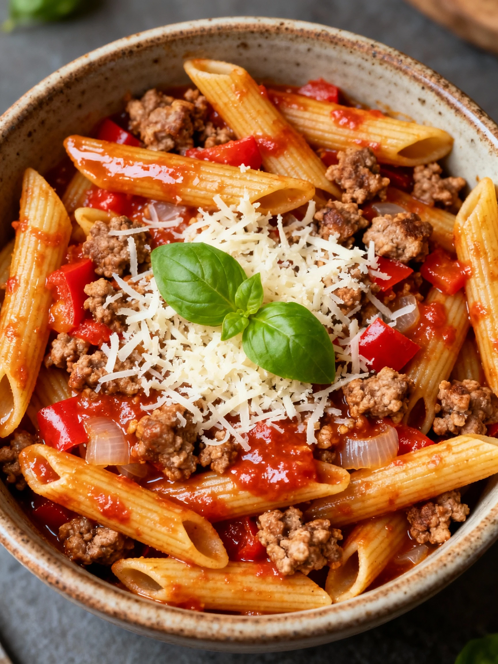 Turkey Sausage Pasta finished
