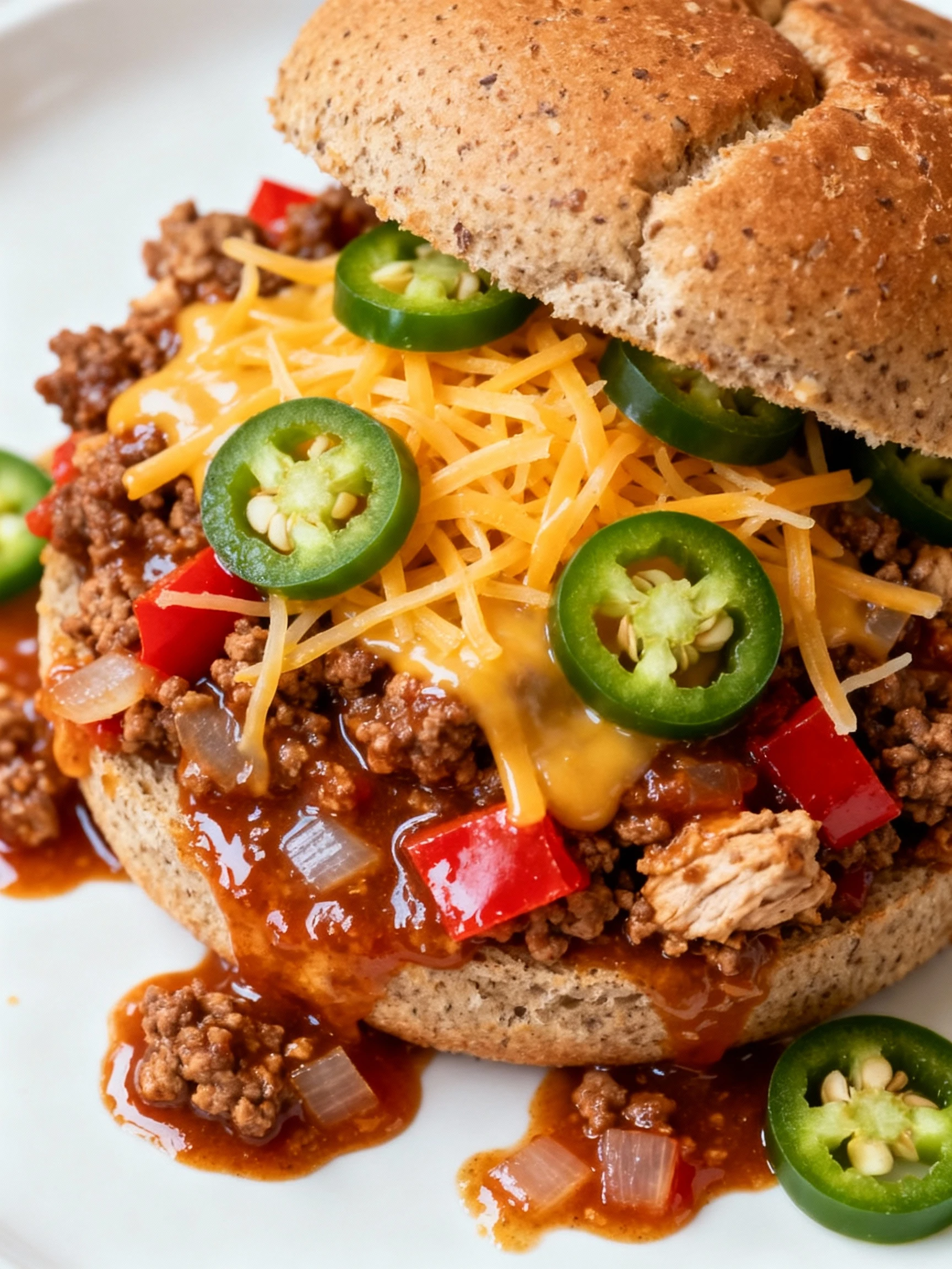 Turkey Sloppy Joes finished