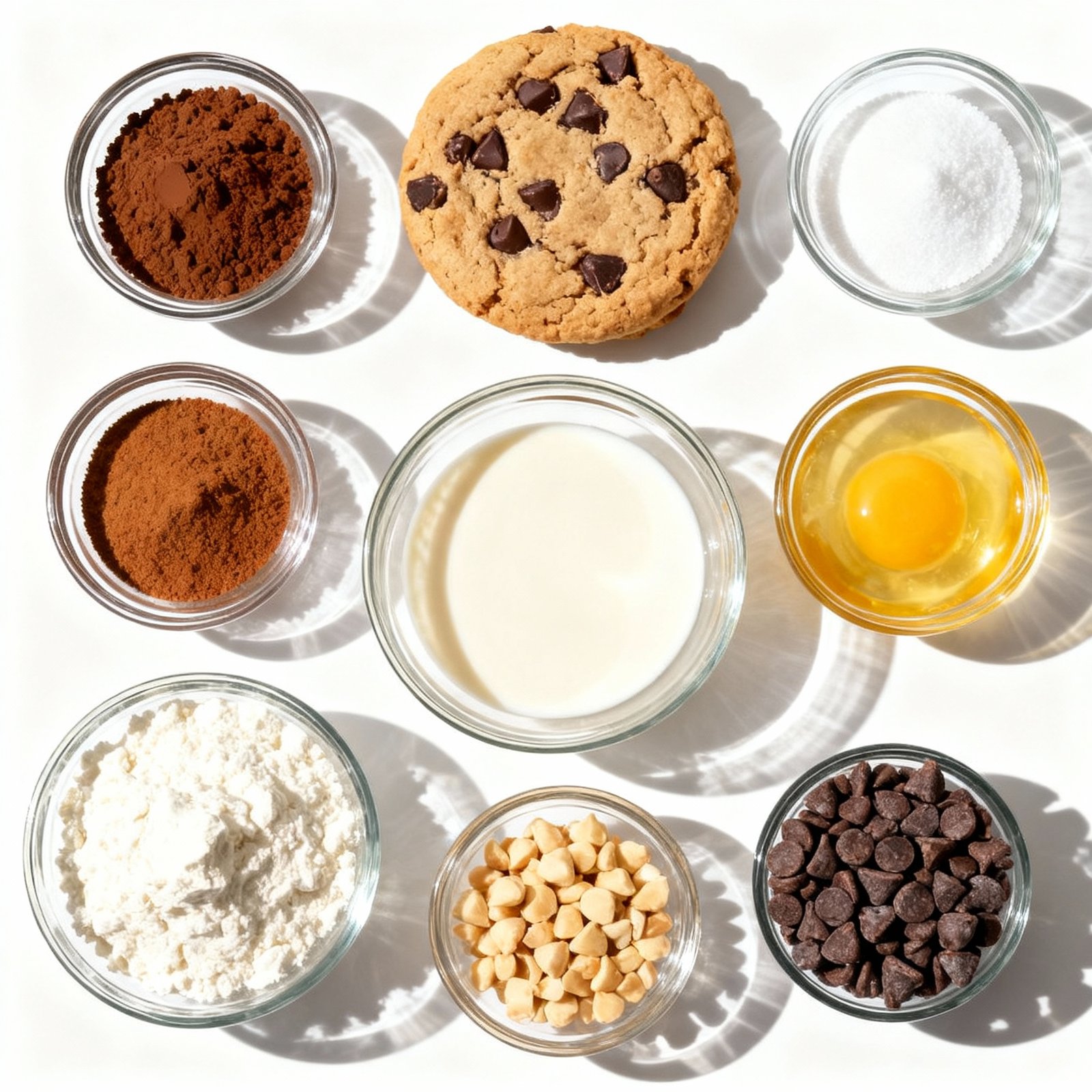 The ULTIMATE Chocolate Chip Cookie ingredients
