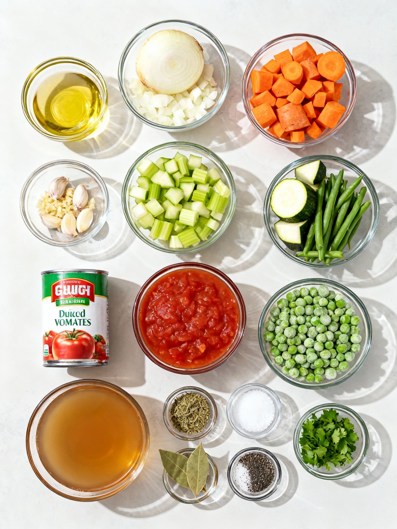 Vegetable Soup ingredients