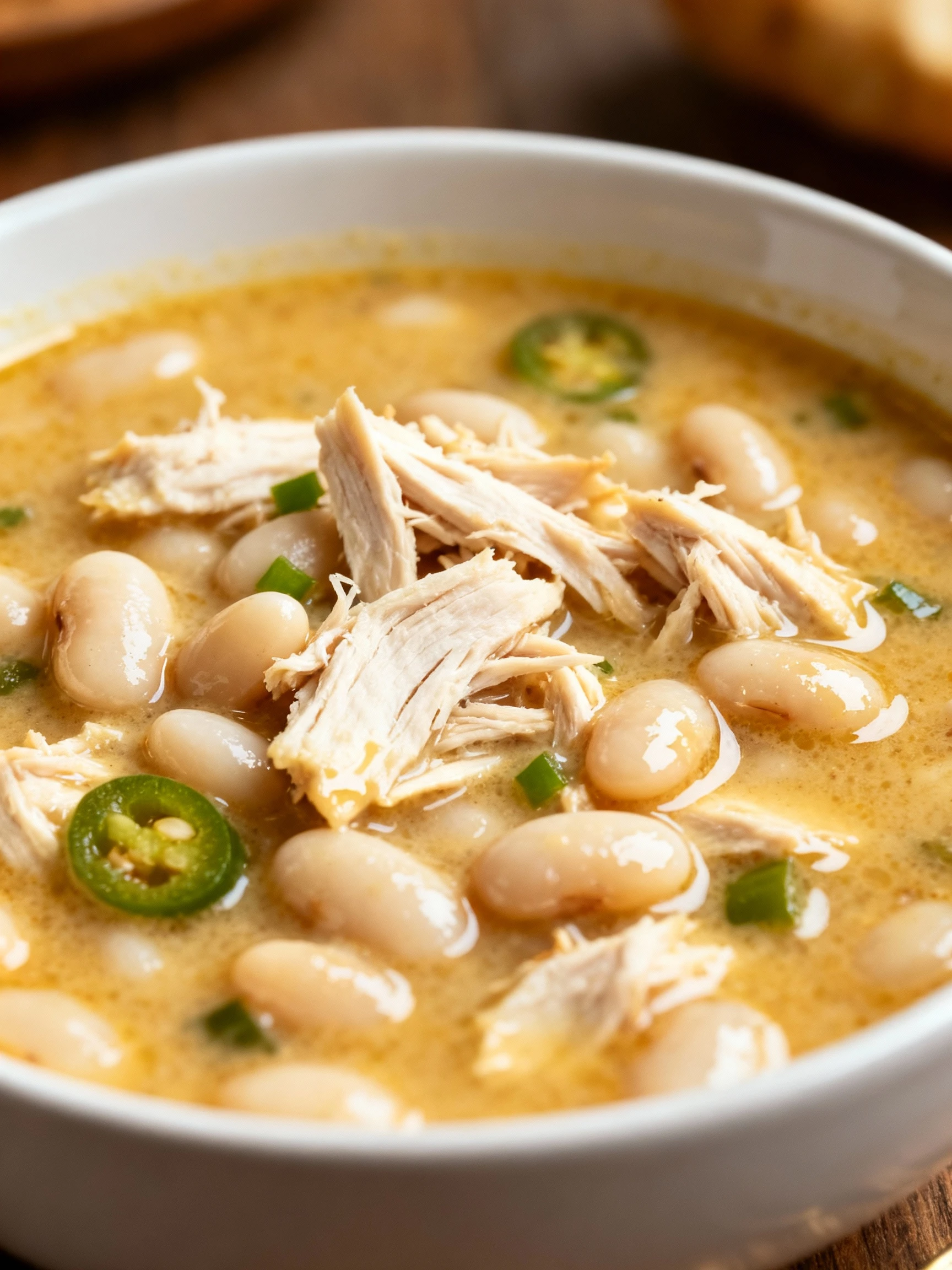 White Chicken Chili finished