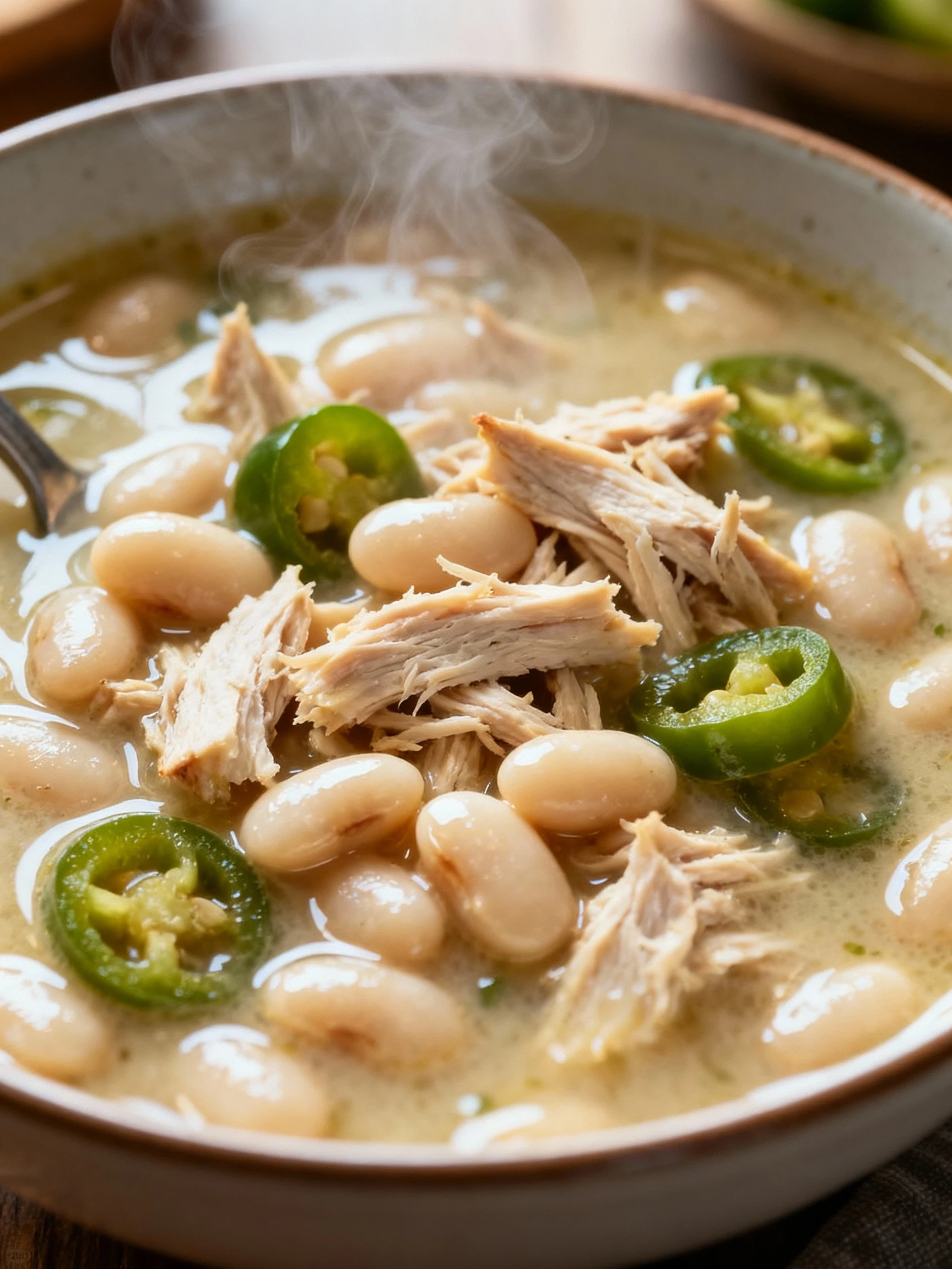 White Chicken Chili finished