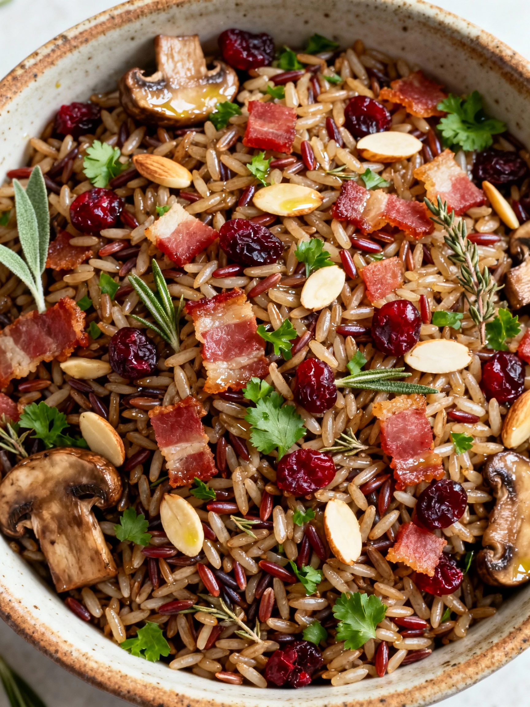 Wild Rice Stuffing finished