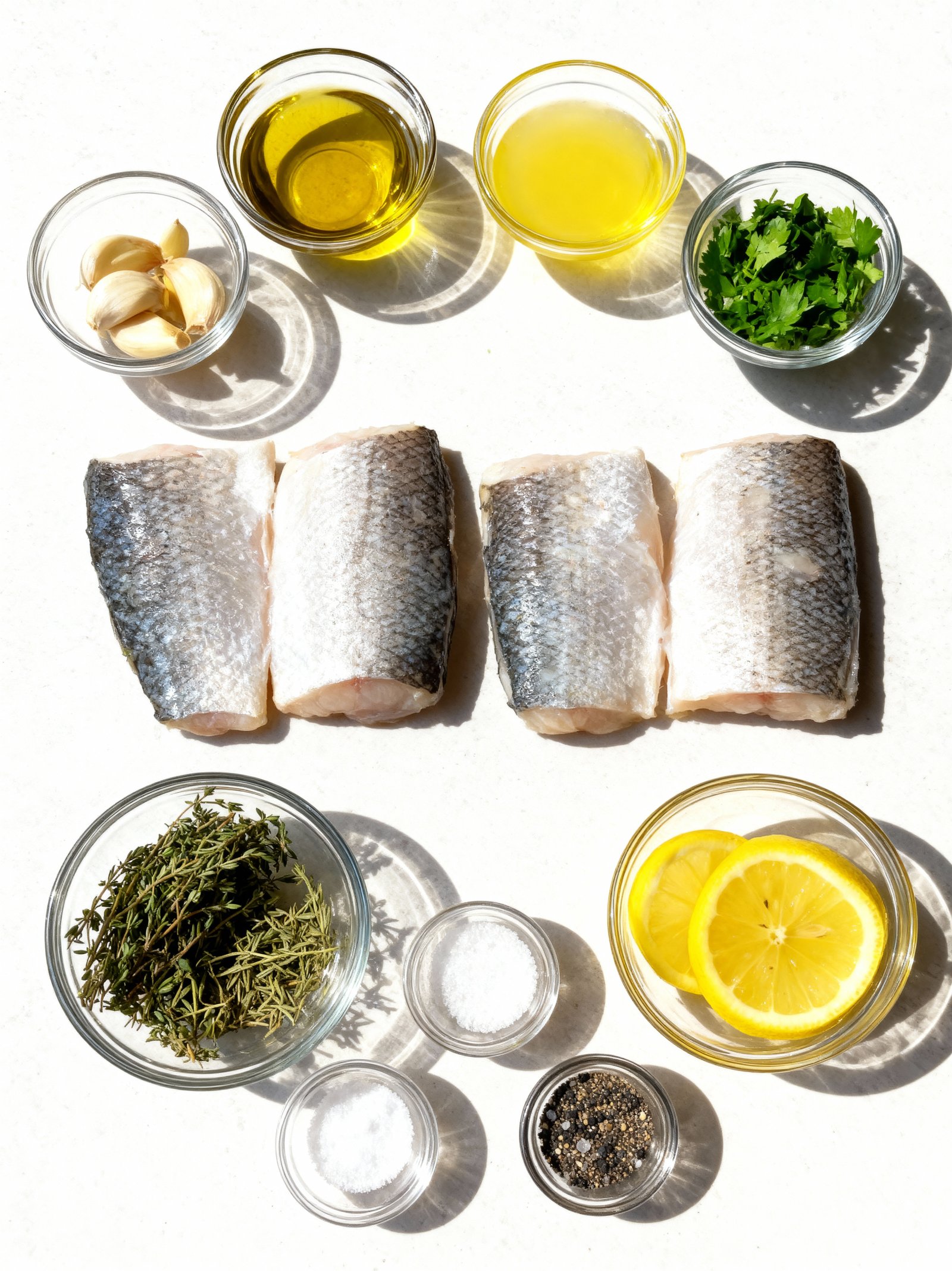 Baked Lemon Herb Cod ingredients