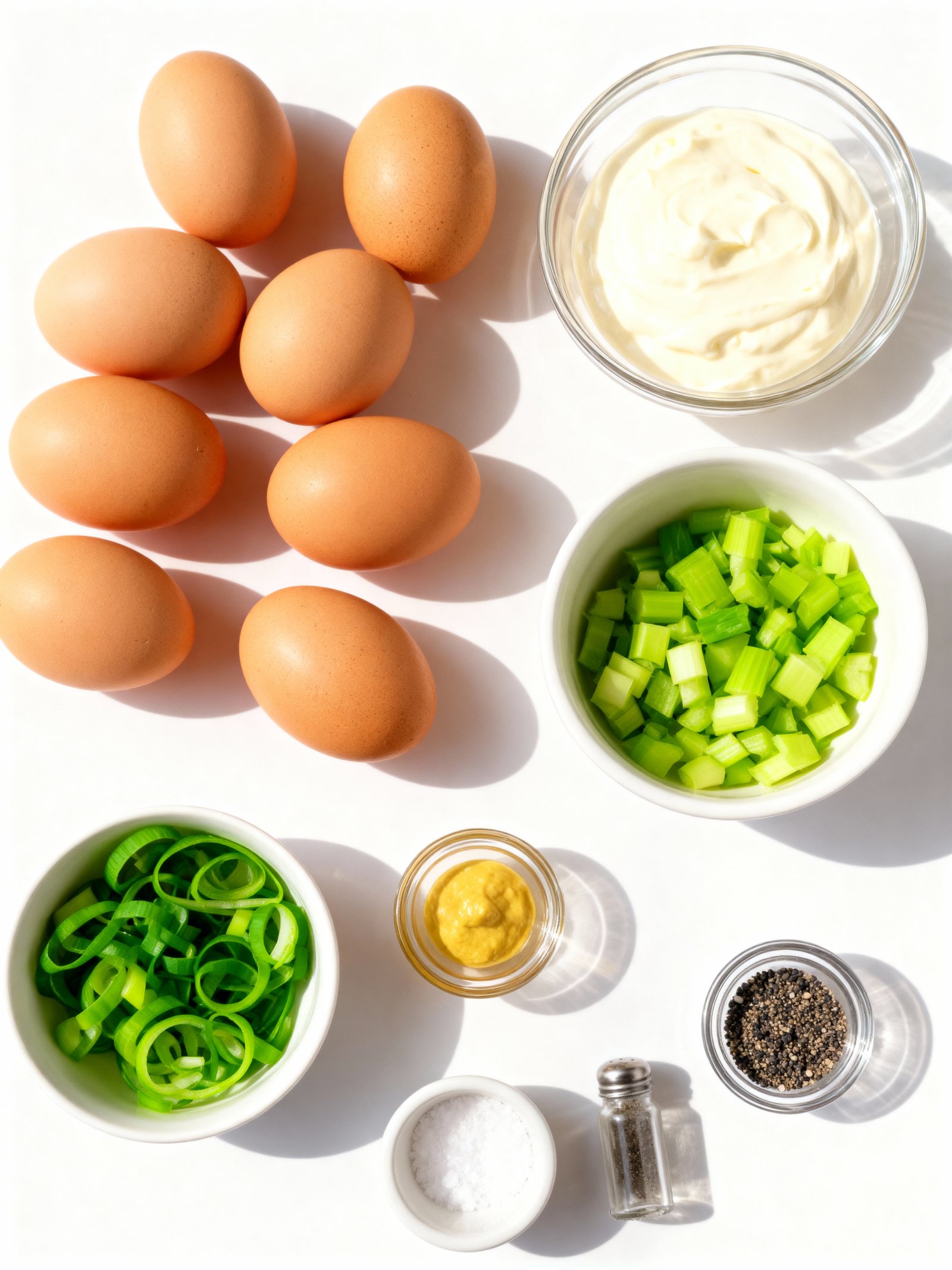 The BEST Egg Salad recipe ingredients
