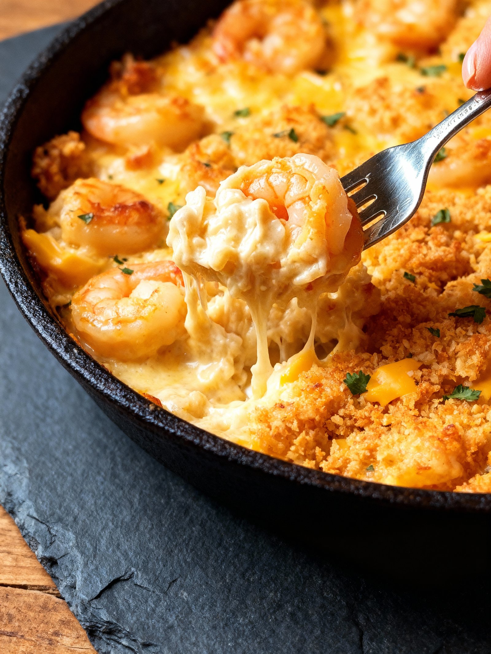 The Best Shrimp Casserole finished