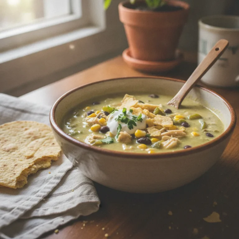 Crock Pot Green Enchilada Chicken Soup Recipe