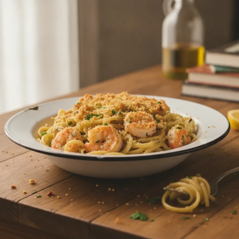 Shrimp Scampi Pasta Bake Recipe