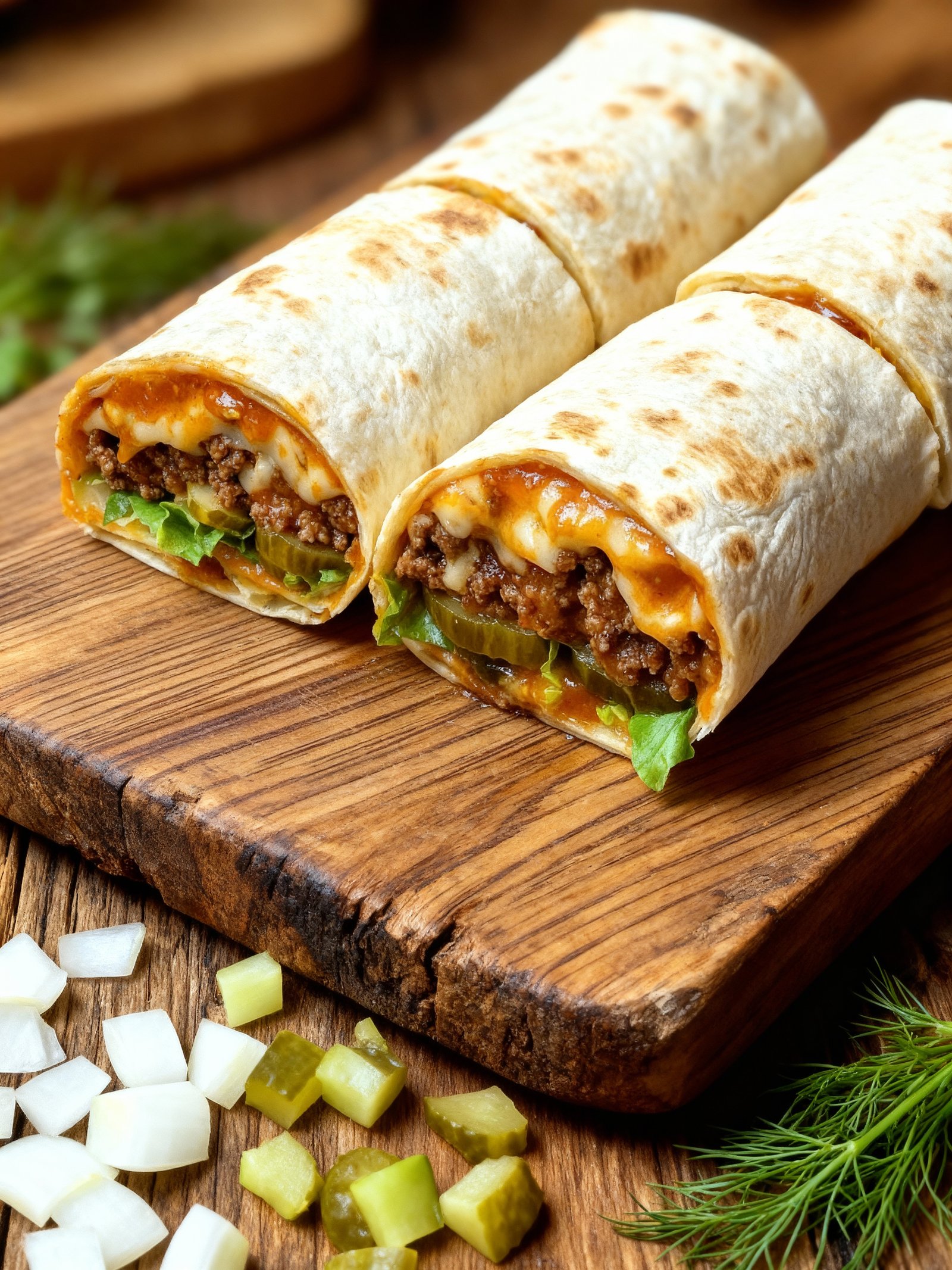 Big Mac Wraps finished