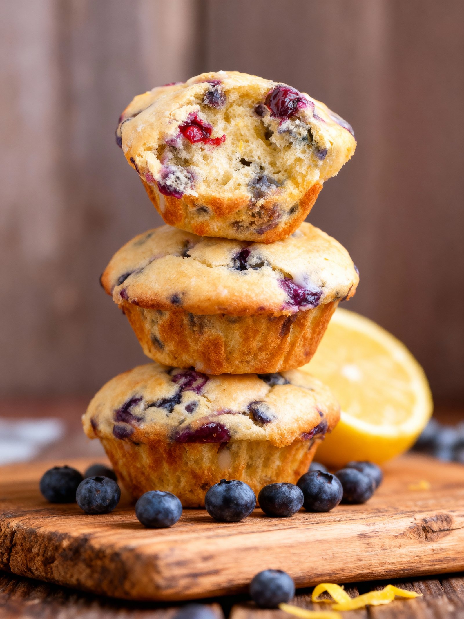 Blueberry Lemon Muffins finished