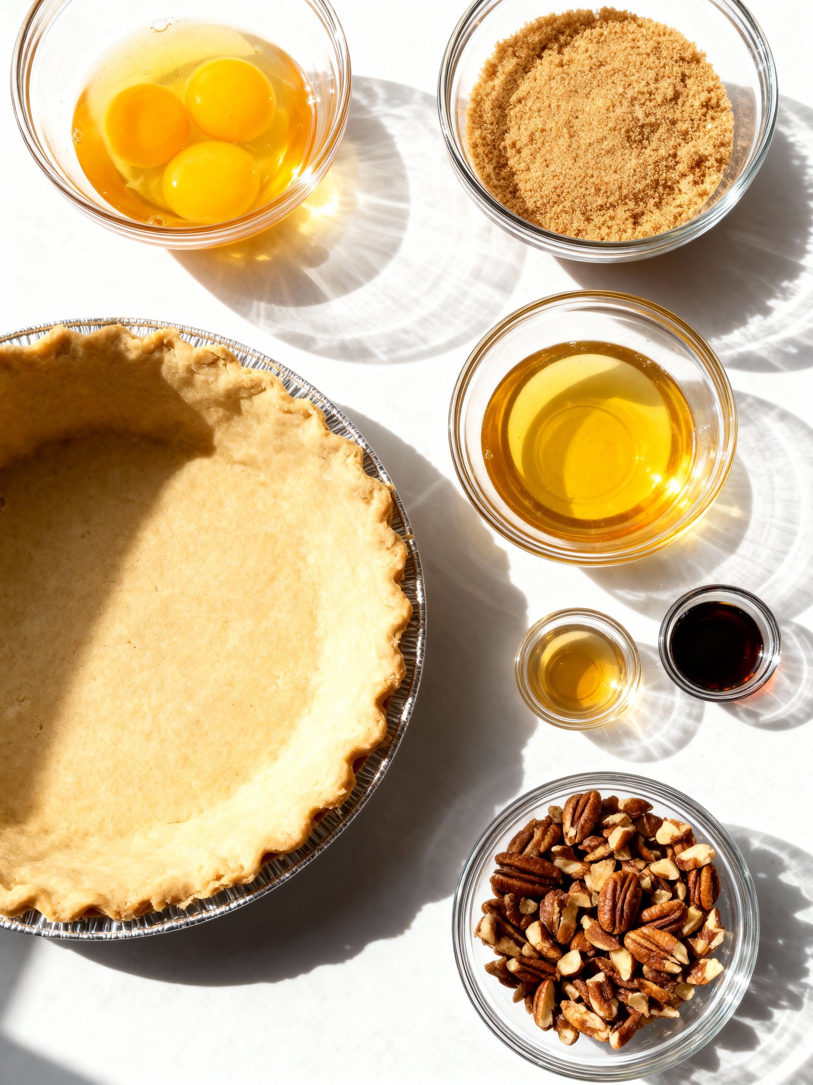 Brown Sugar Pecan Pie ingredients