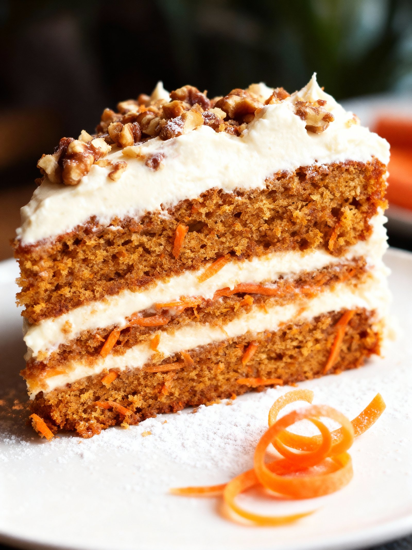 Carrot Cake with Cream Cheese Frosting finished