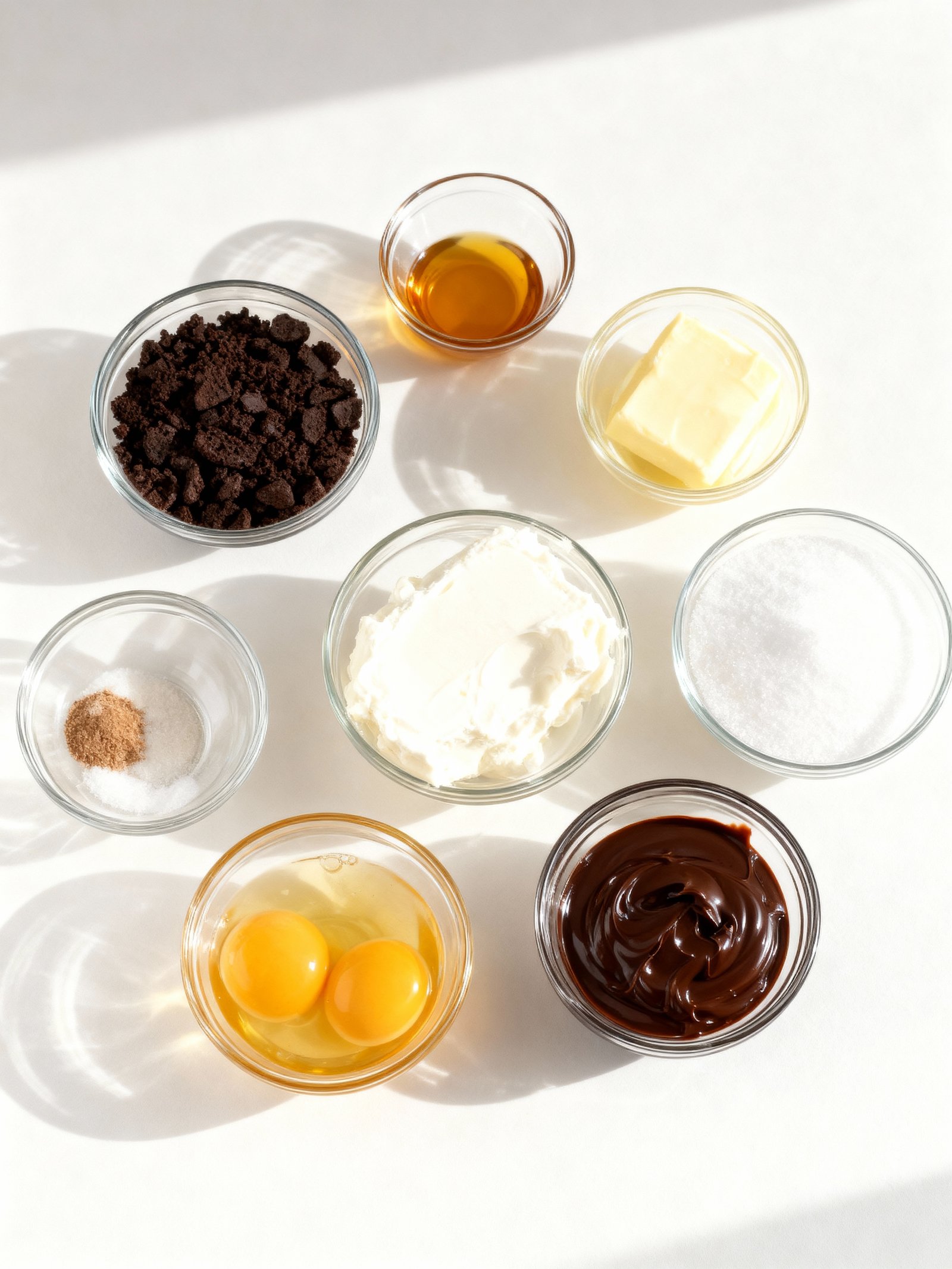 Chocolate Bliss Cheesecake ingredients