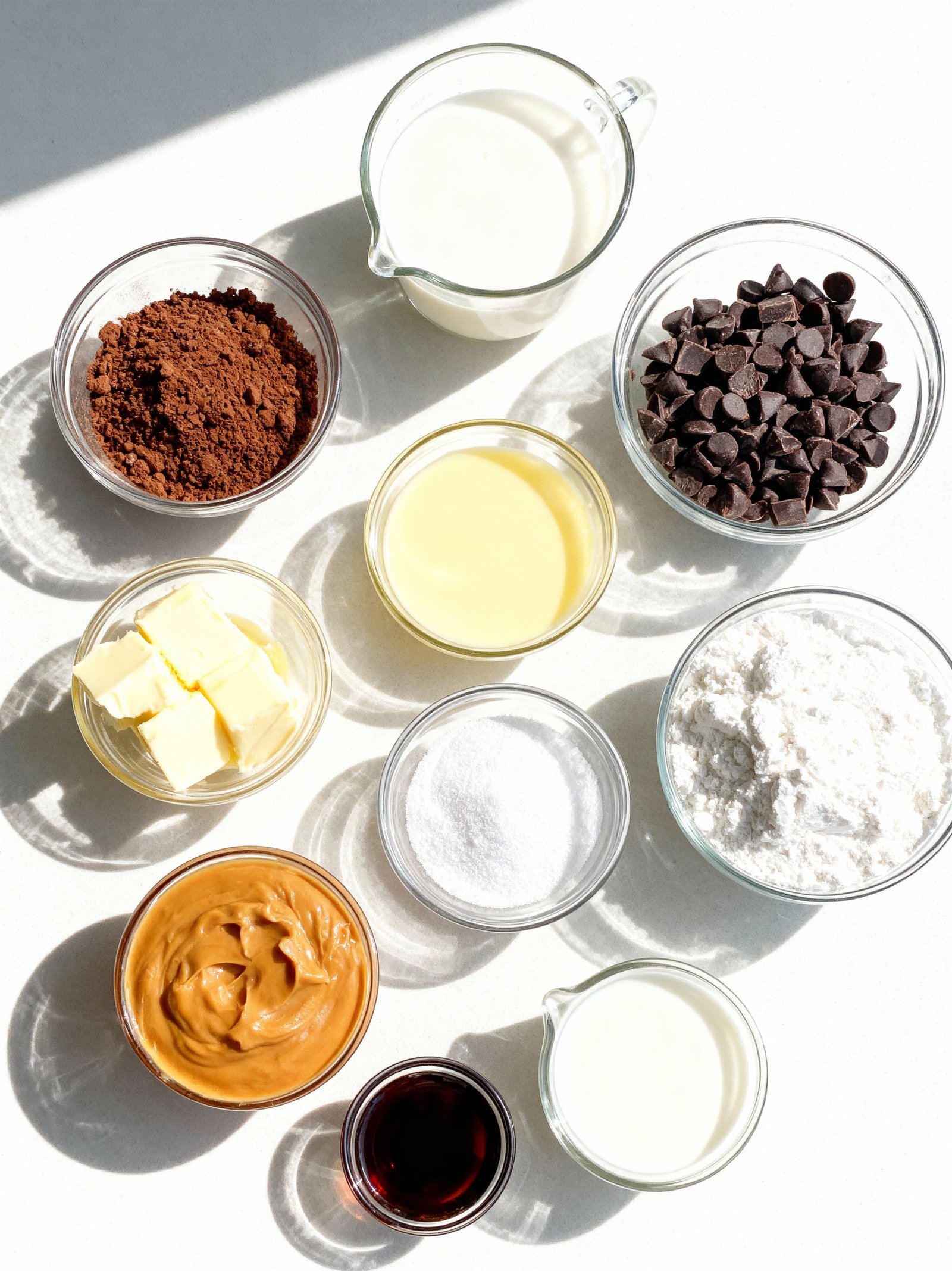 Chocolate Peanut Butter Cake ingredients
