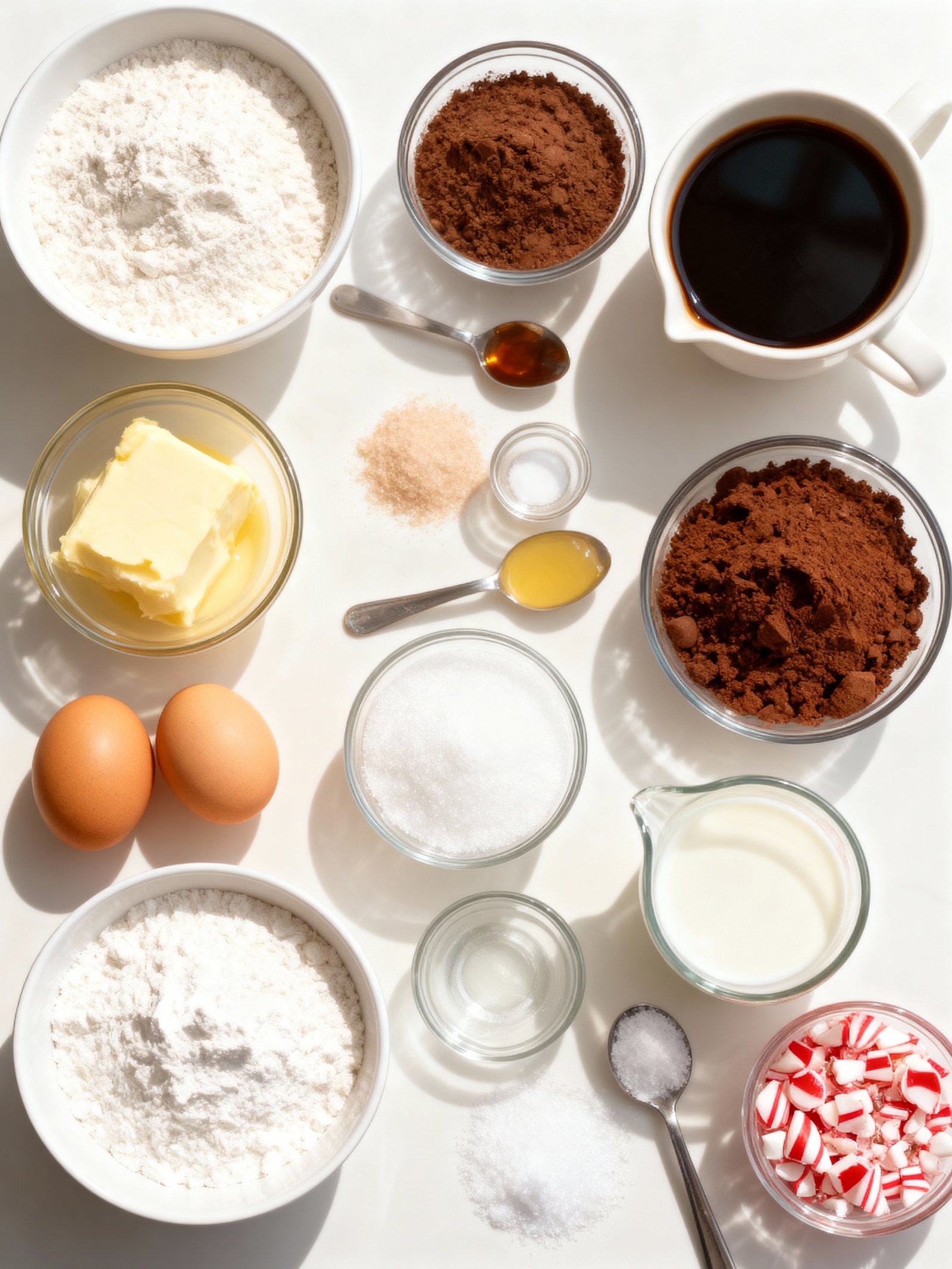 Chocolate Peppermint Mocha Cake ingredients