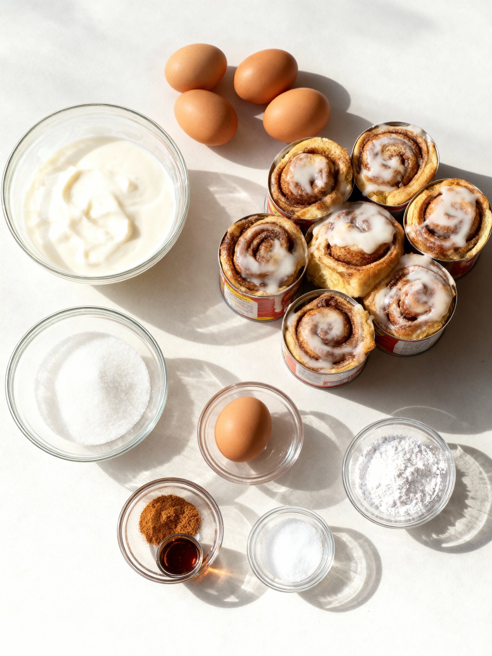 Cinnamon Roll French Toast Casserole ingredients