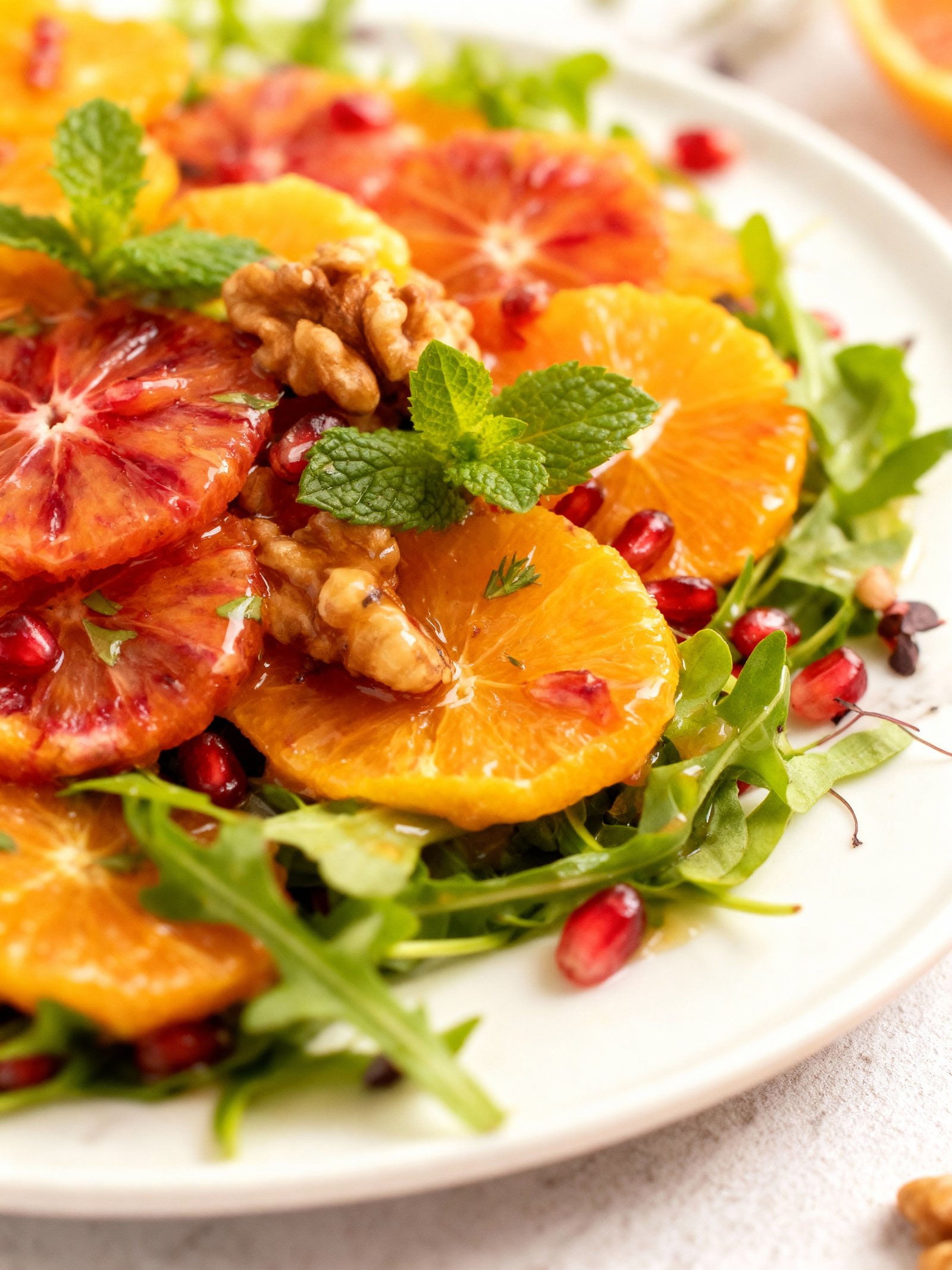 Citrus Salad with Tangy Dressing finished