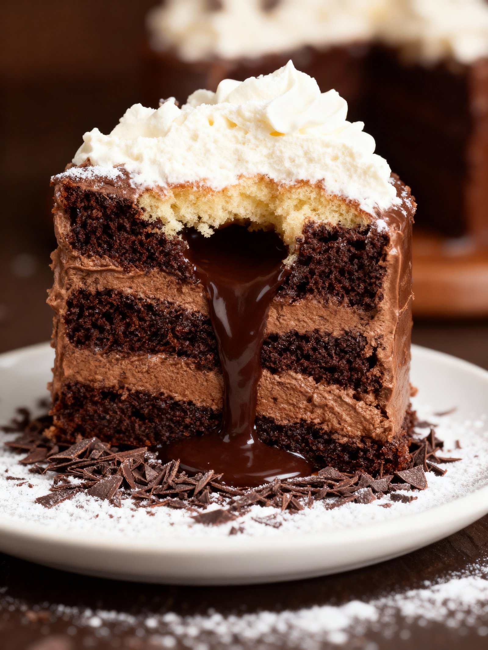 Cloud Soft Chocolate Cake finished