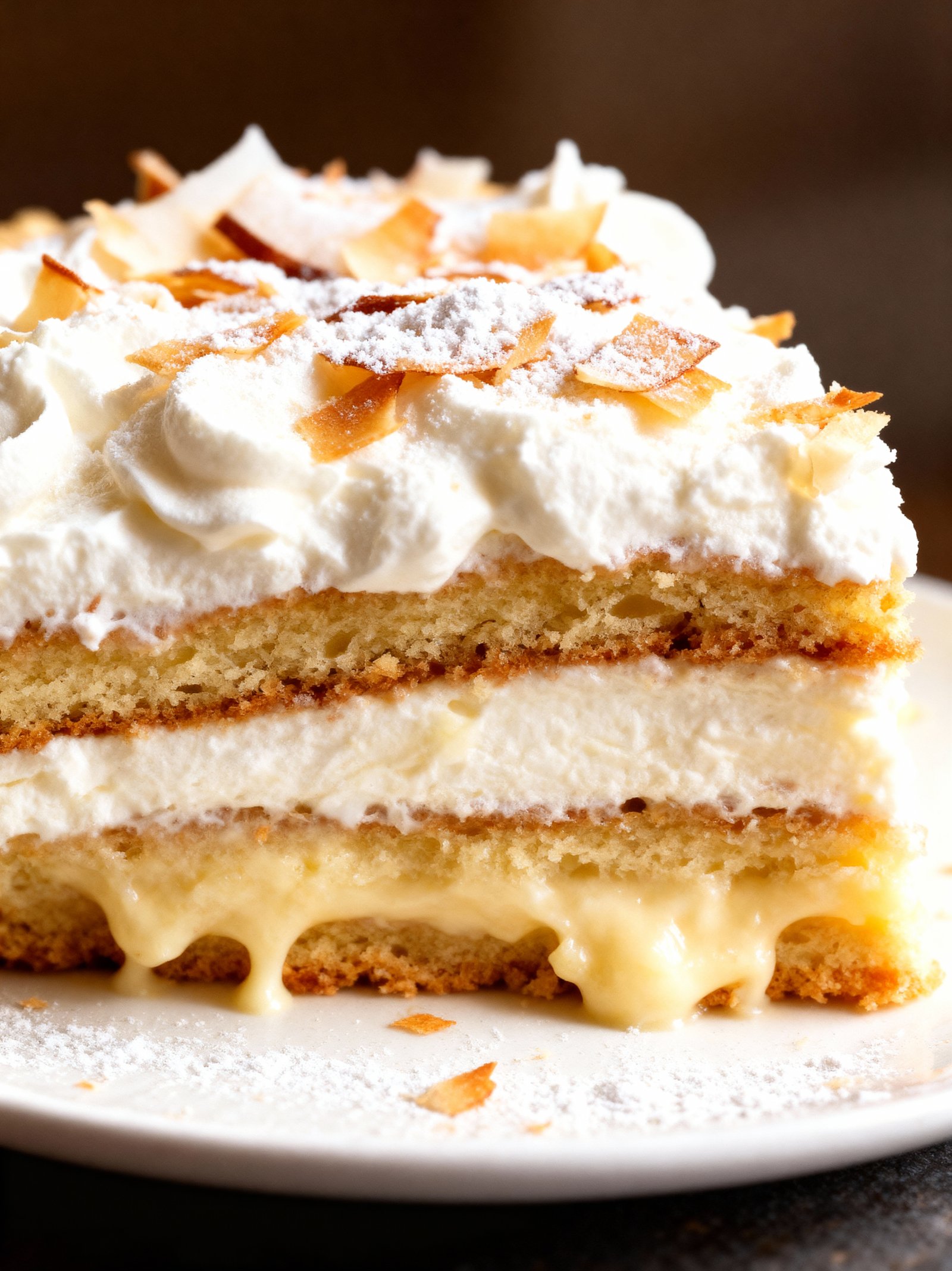 Coconut Cream Pie finished