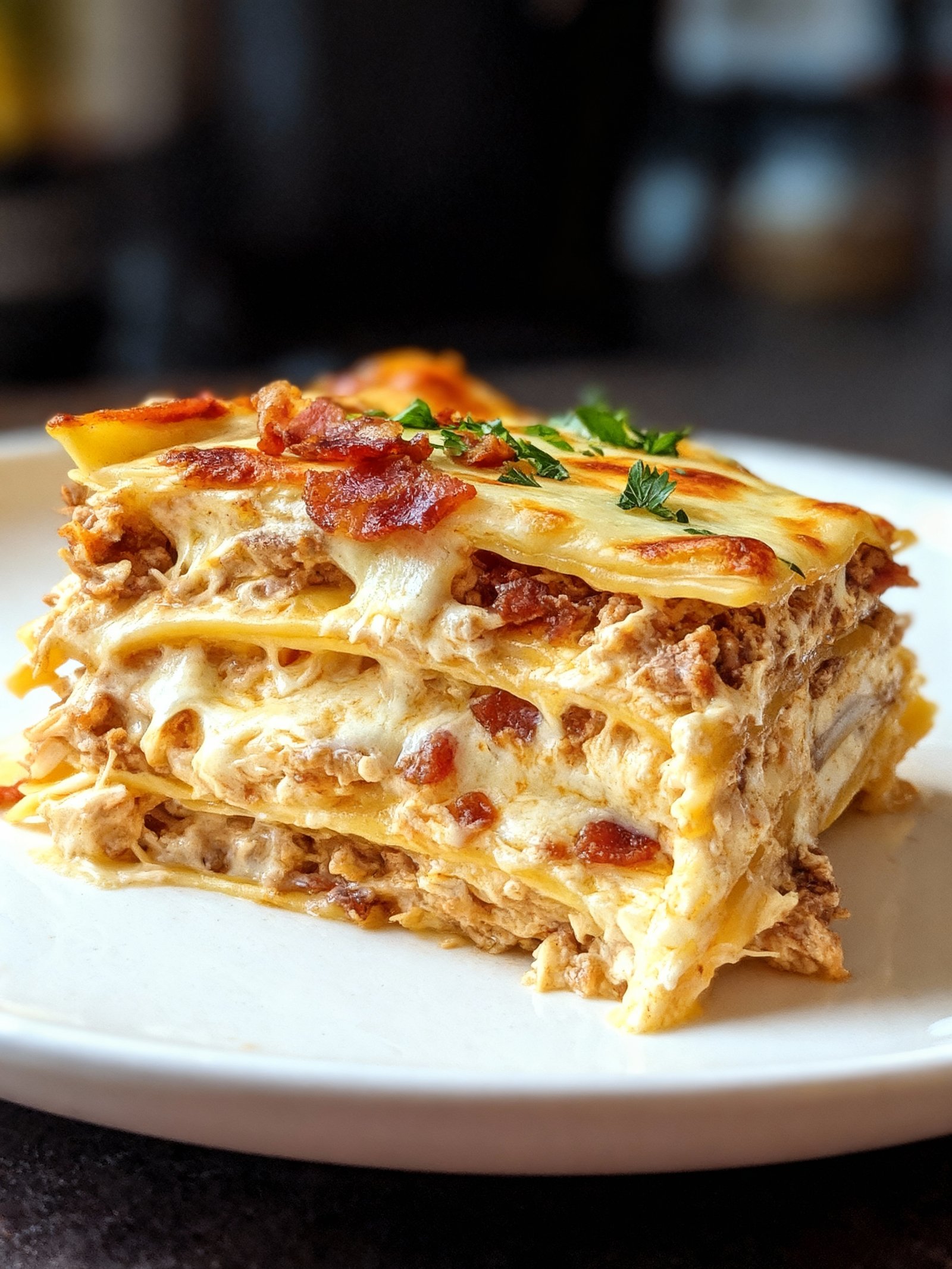 Crack Chicken Lasagna finished