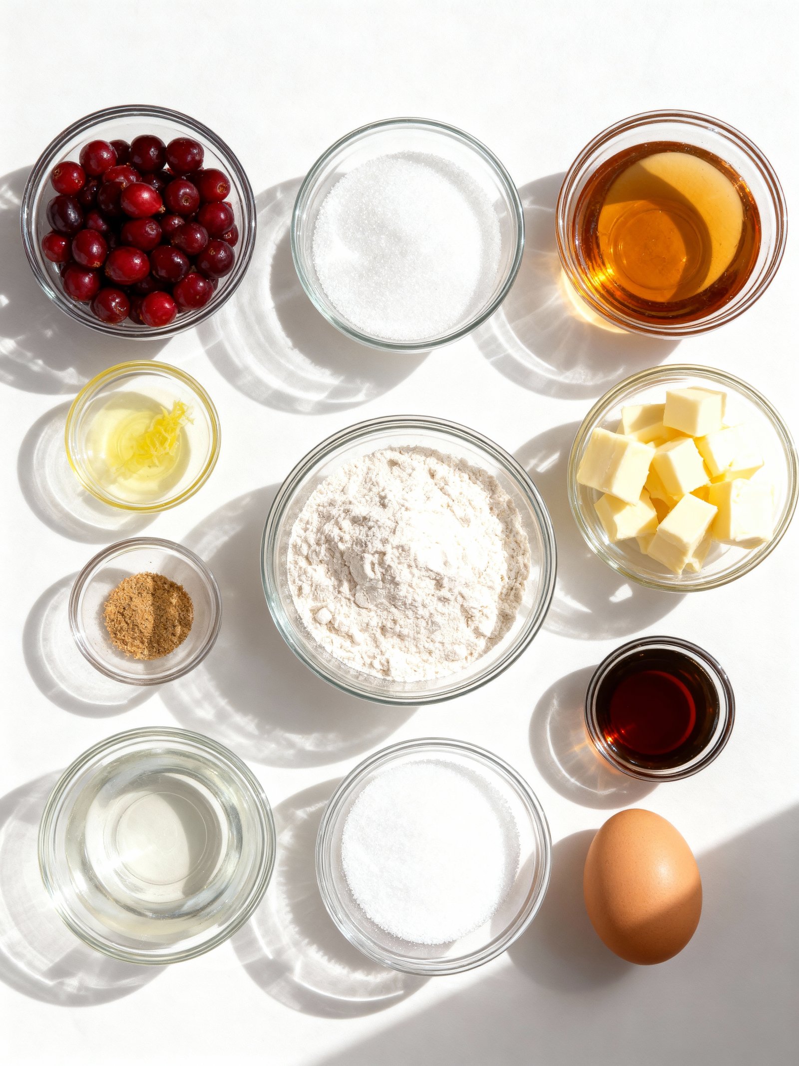 Cranberry Cheesecake Pie ingredients