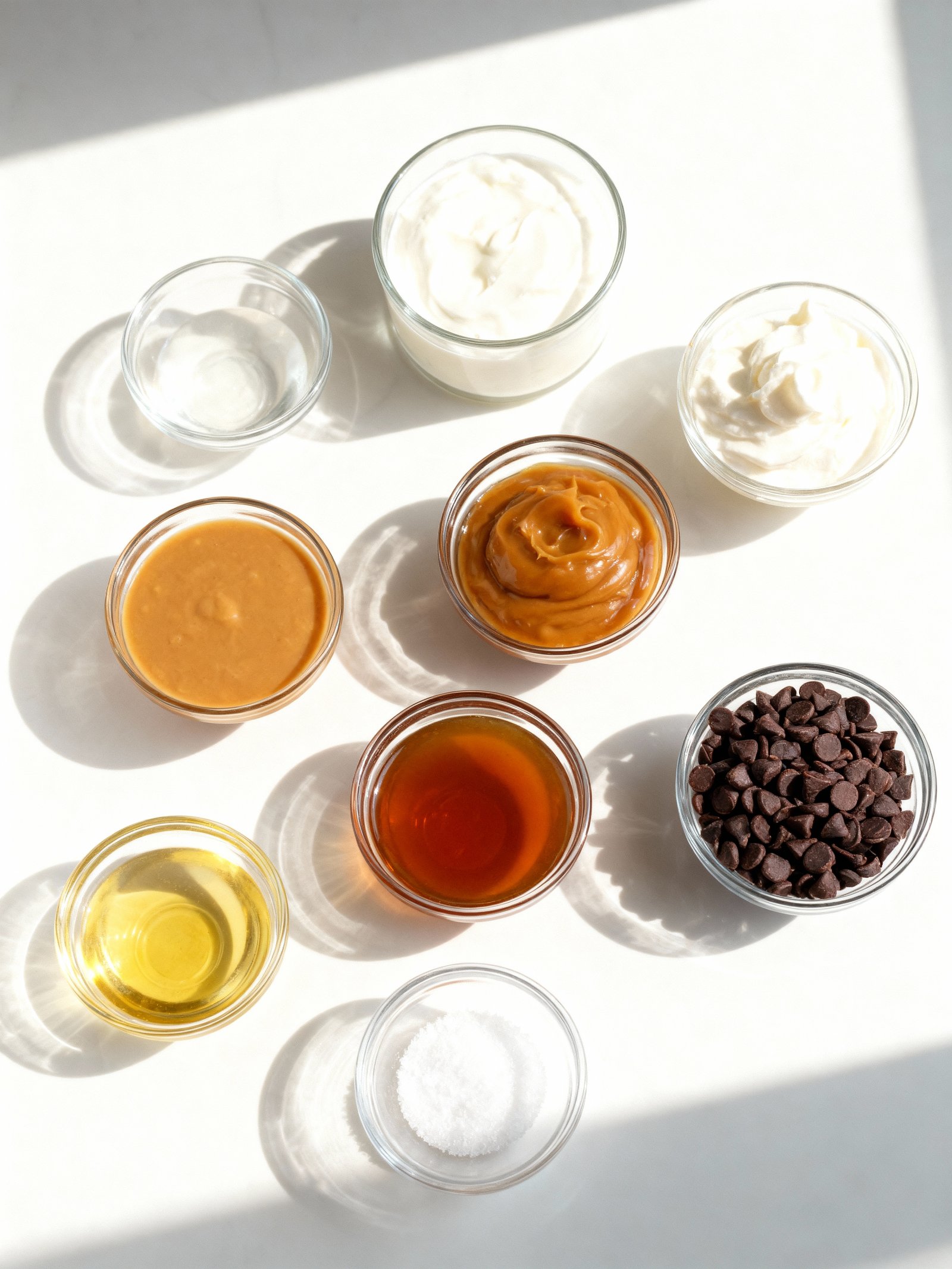 Creamy Peanut Caramel Dessert ingredients
