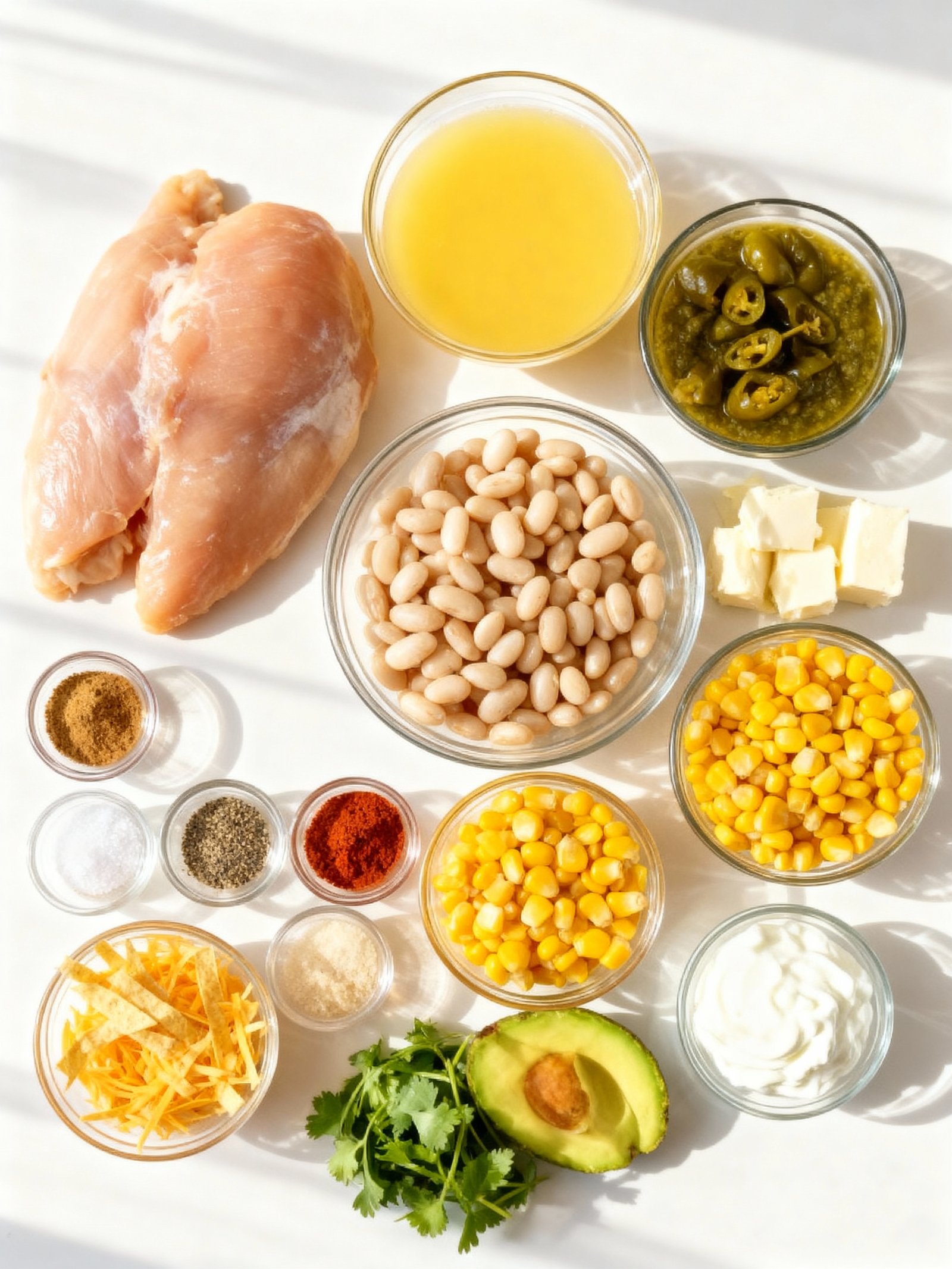 Crock Pot Green Enchilada Chicken Soup ingredients