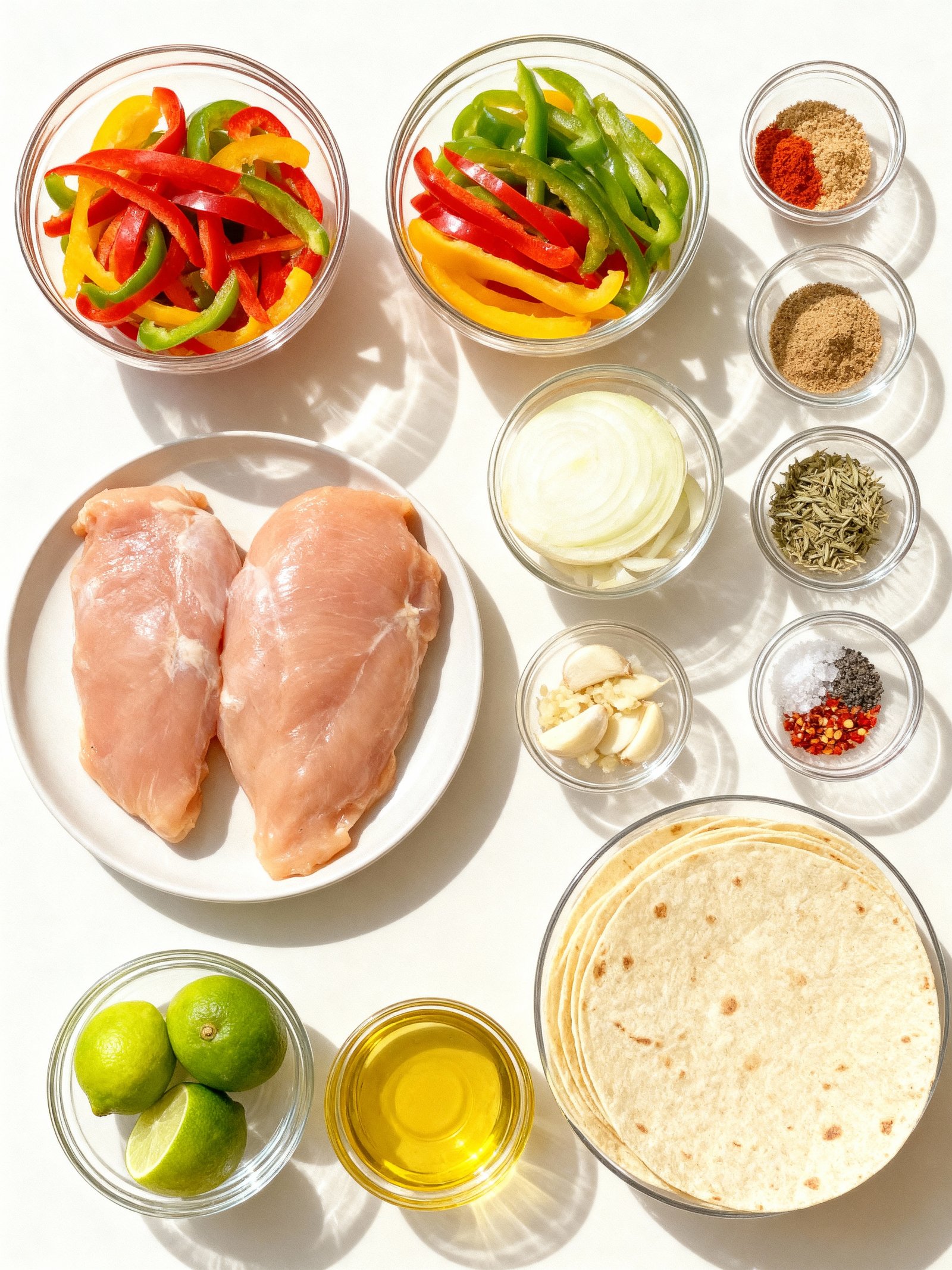 Crockpot Chicken Fajitas ingredients