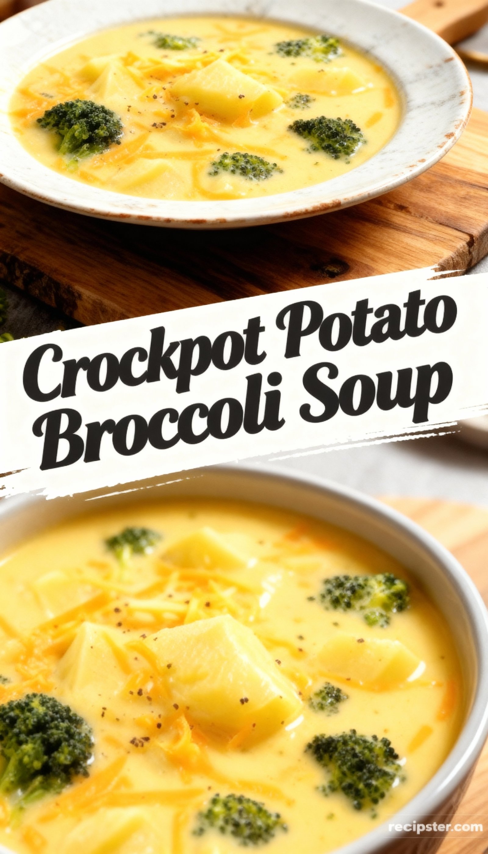 Crockpot Potato Broccoli Soup finished