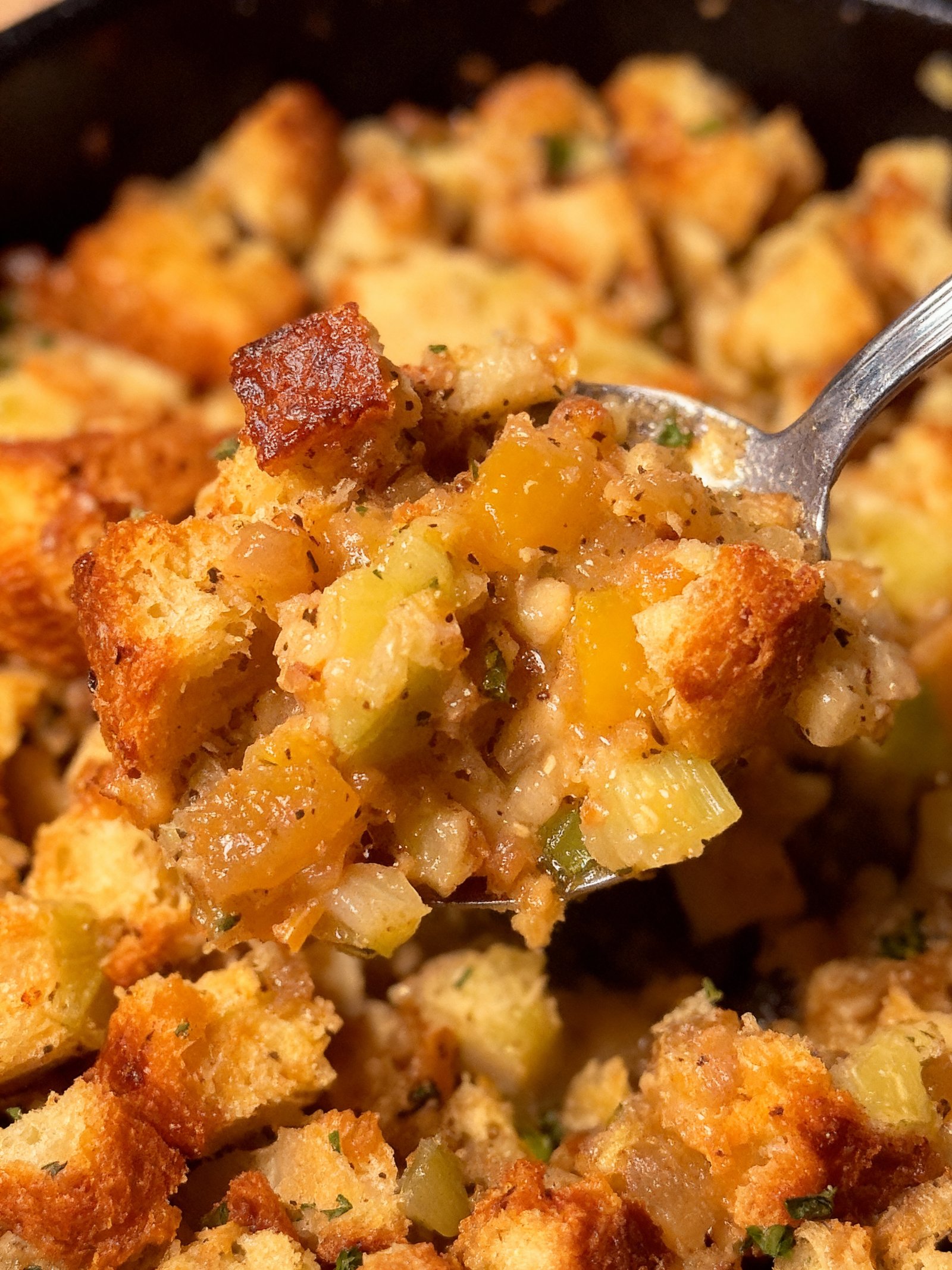 Crockpot Stuffing finished