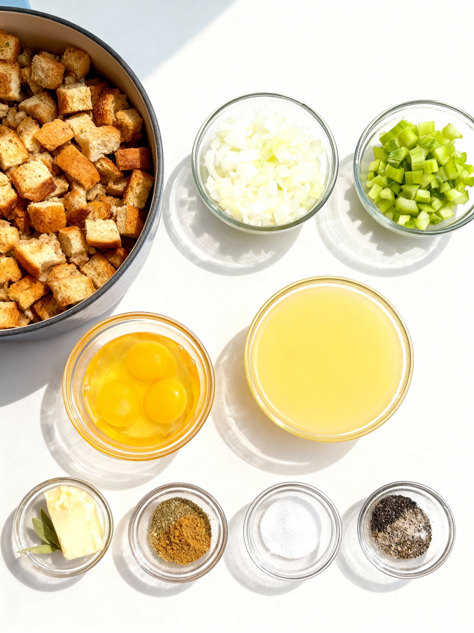 Crockpot Stuffing ingredients