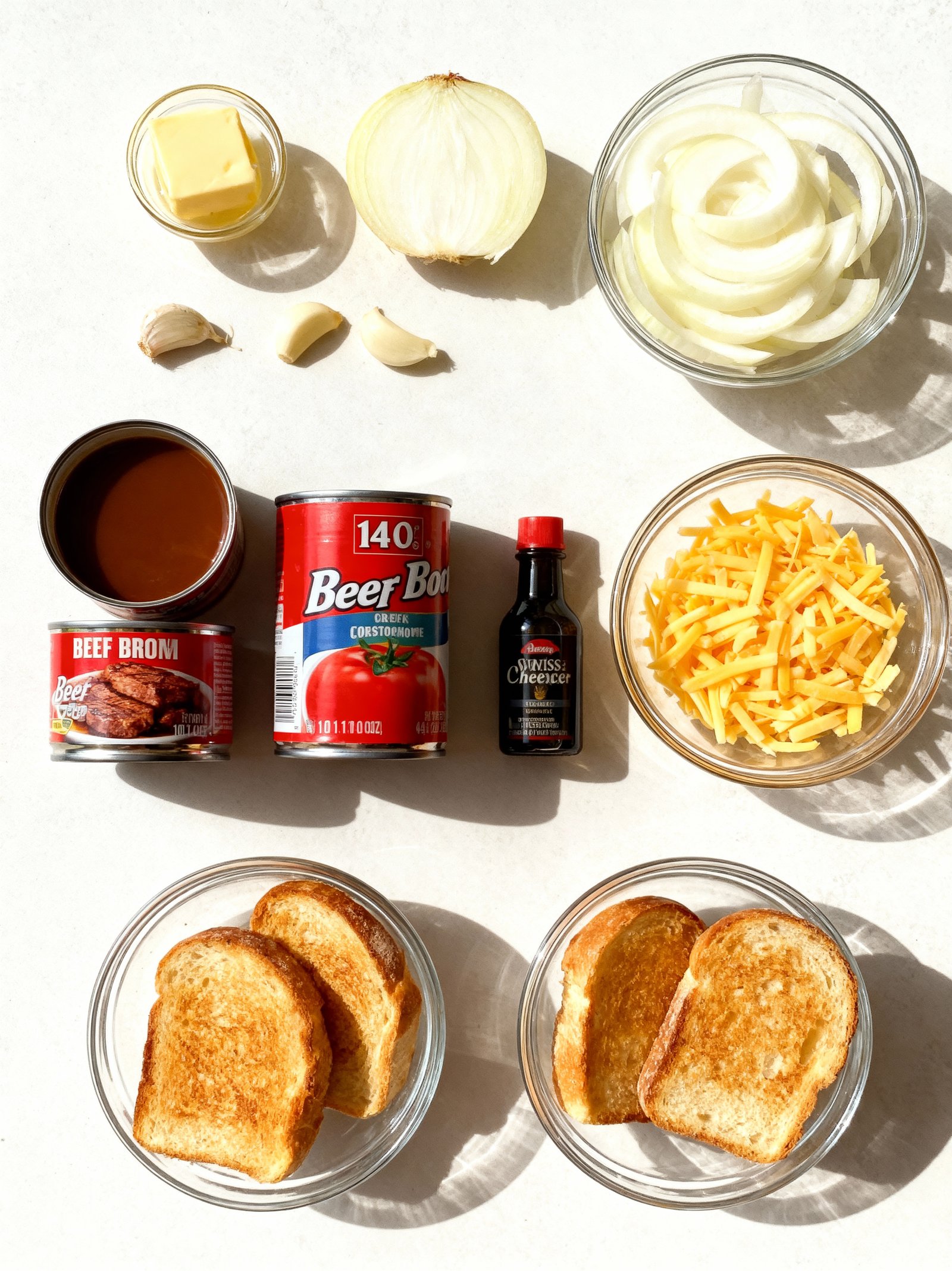 Easy French Onion Soup ingredients