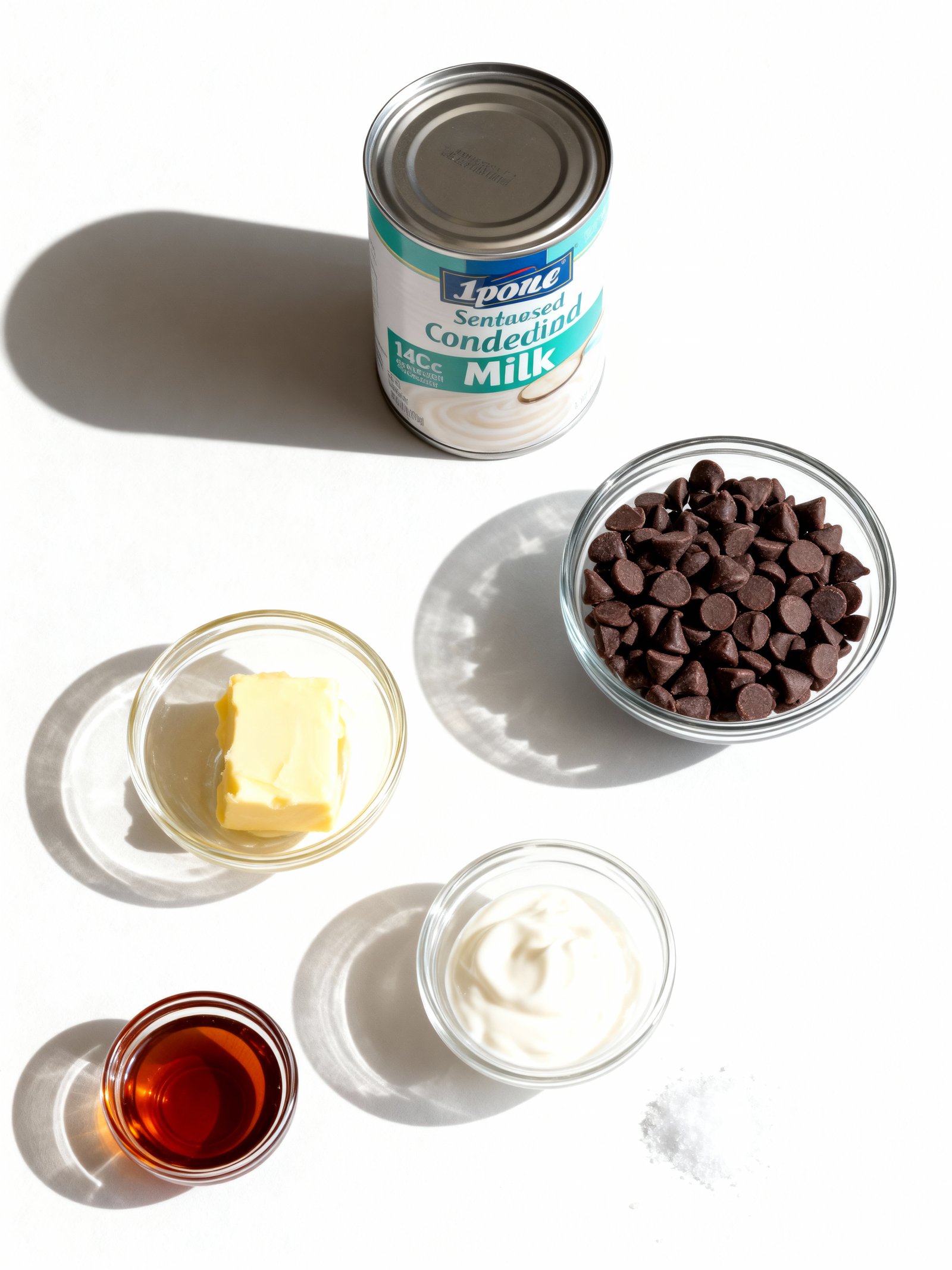 Easy Hot Fudge Recipe ingredients