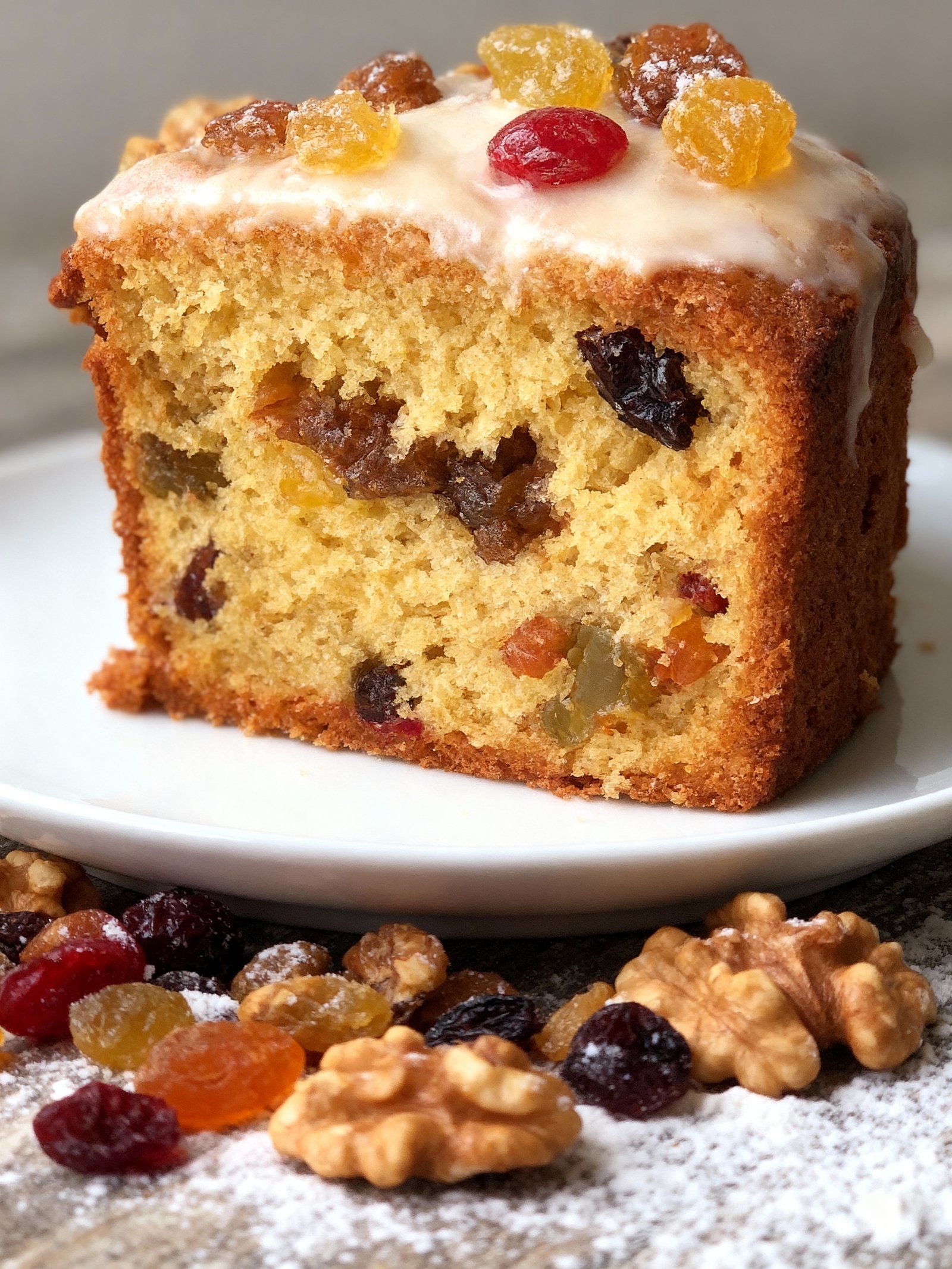 Festive Holiday Cake finished