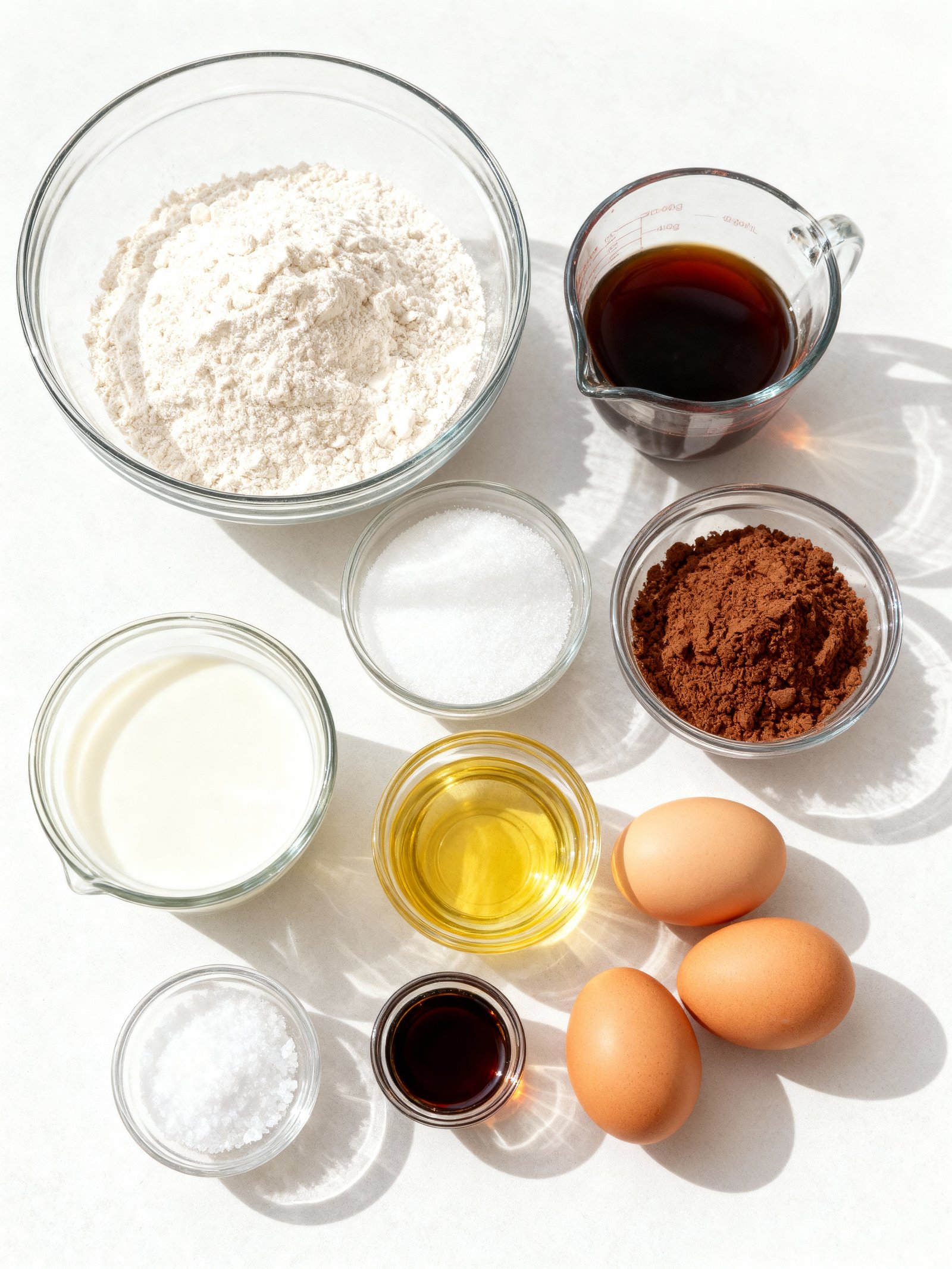Fluffy Chocolate Cake ingredients