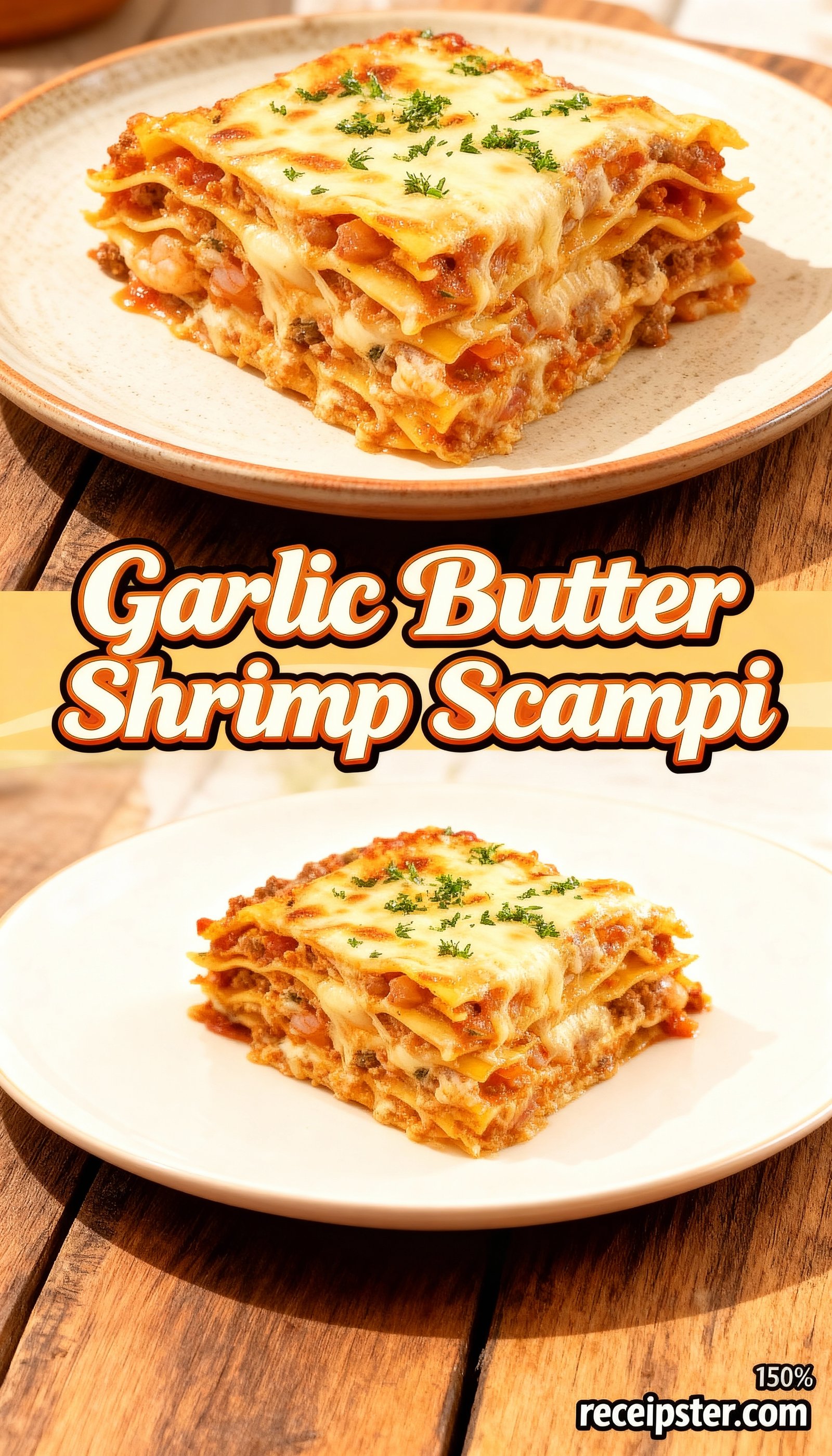 Garlic Butter Shrimp Scampi finished