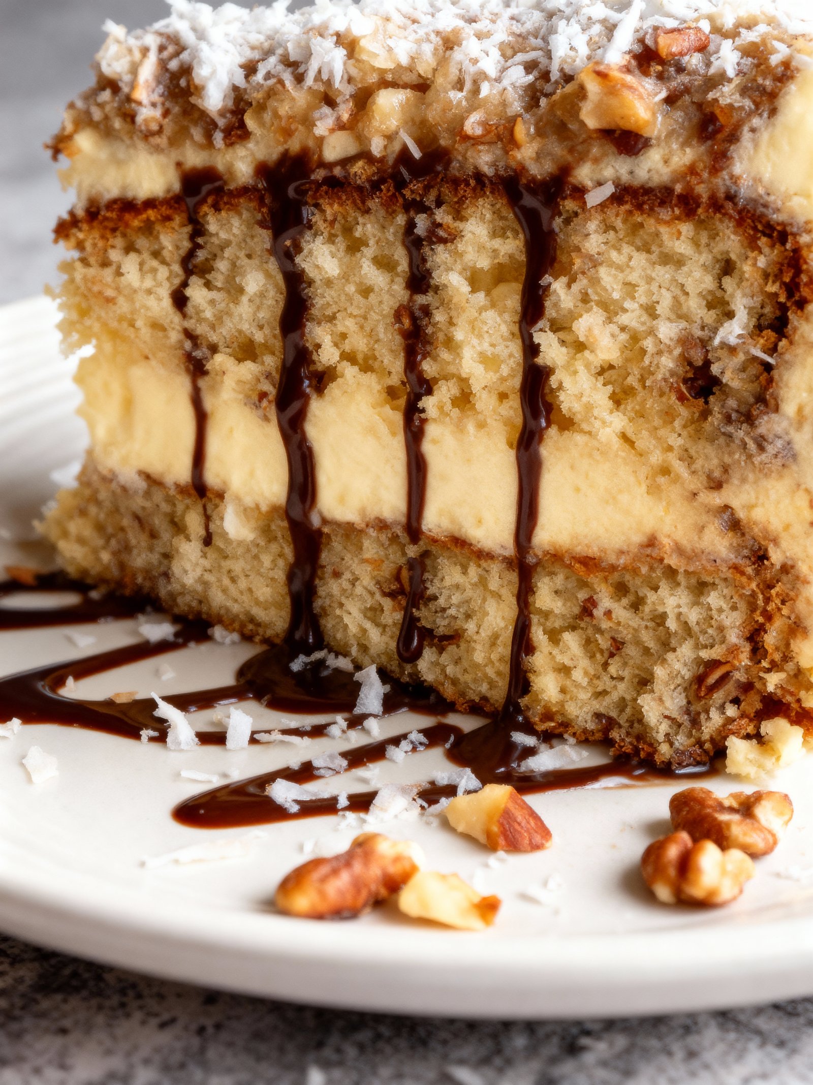 German Chocolate Cheesecake Fusion finished