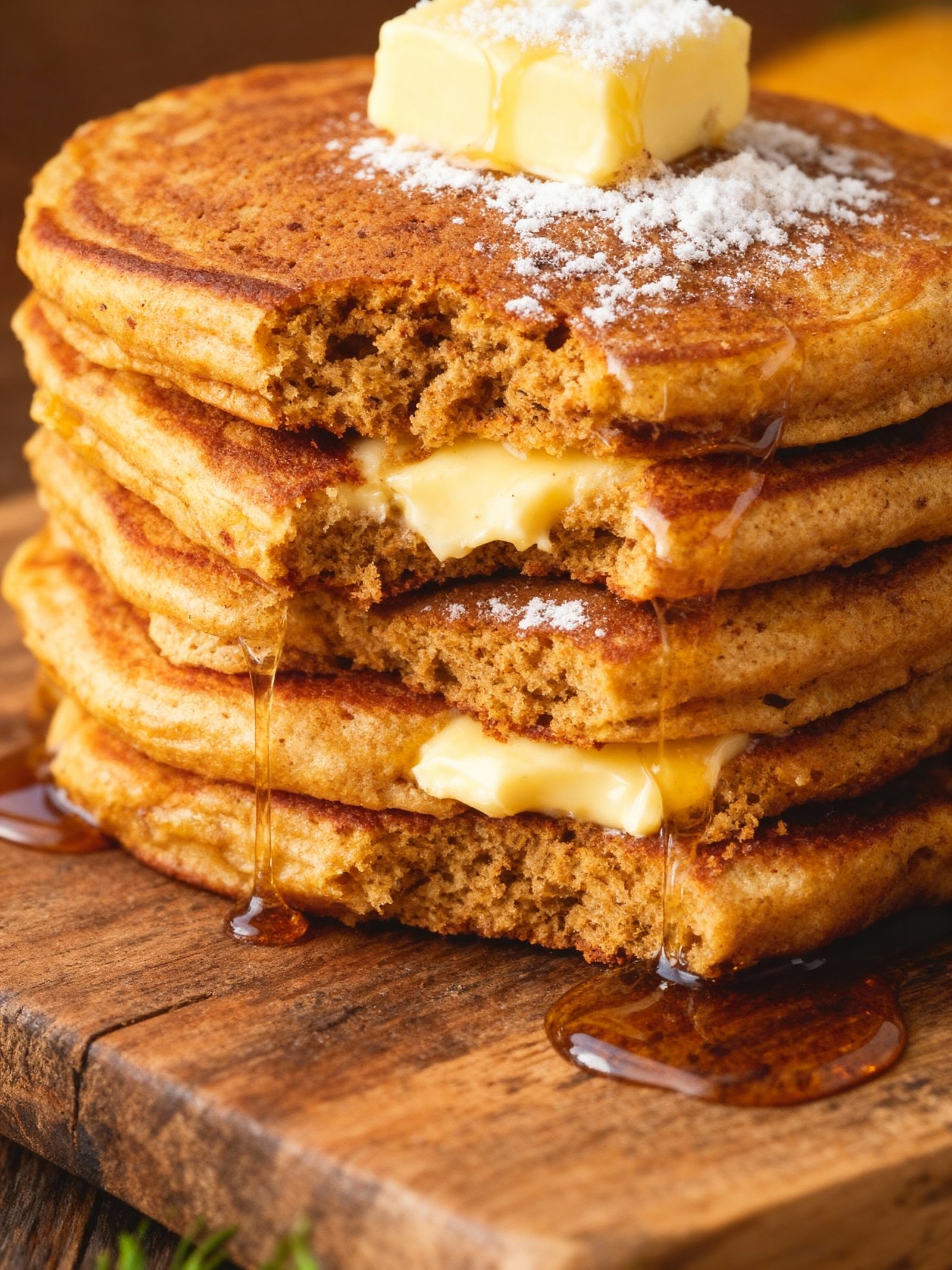 Gingerbread Pancakes finished