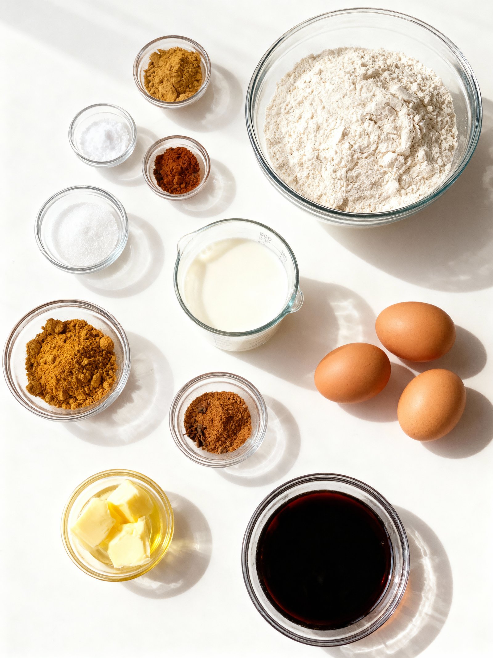 Gingerbread Pancakes ingredients