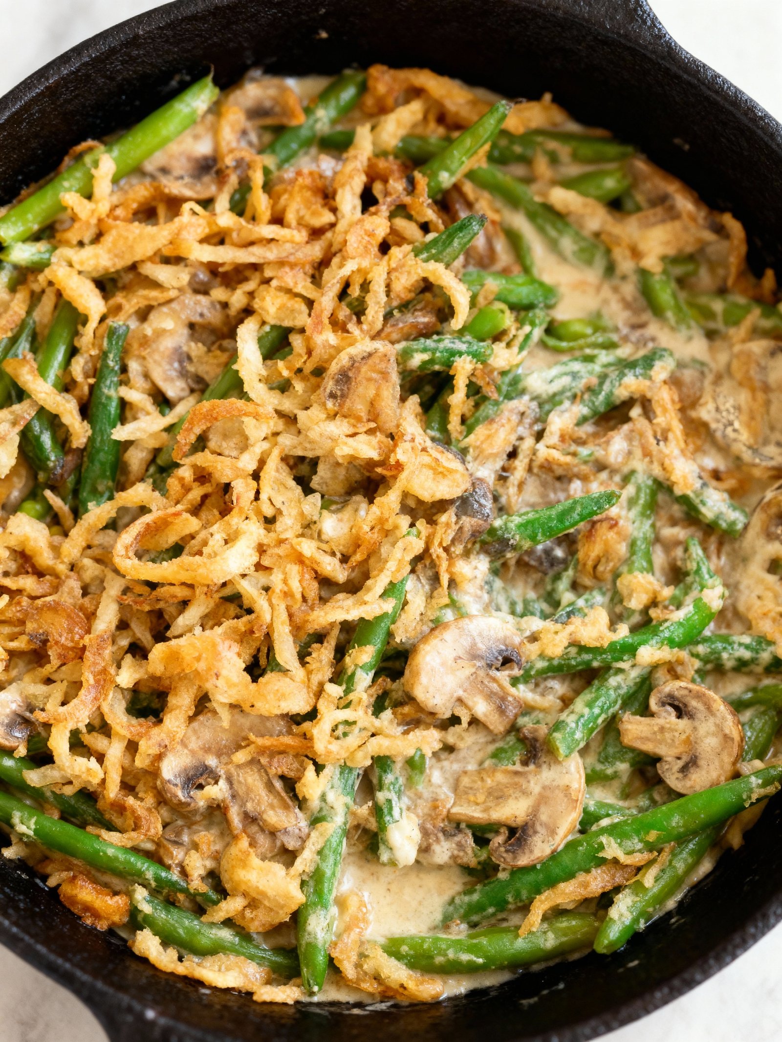 Green Bean Casserole Recipe finished